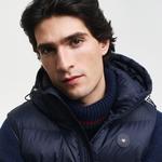 GANT Erkek Lacivert Regular Fit Kapüşonlu Yelek