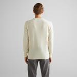 GANT Erkek Krem Regular Fit Bisiklet Yaka Yün Kazak