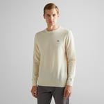 GANT Erkek Krem Regular Fit Bisiklet Yaka Yün Kazak