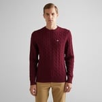 GANT Erkek Bordo Regular Fit Bisiklet Yaka Kazak