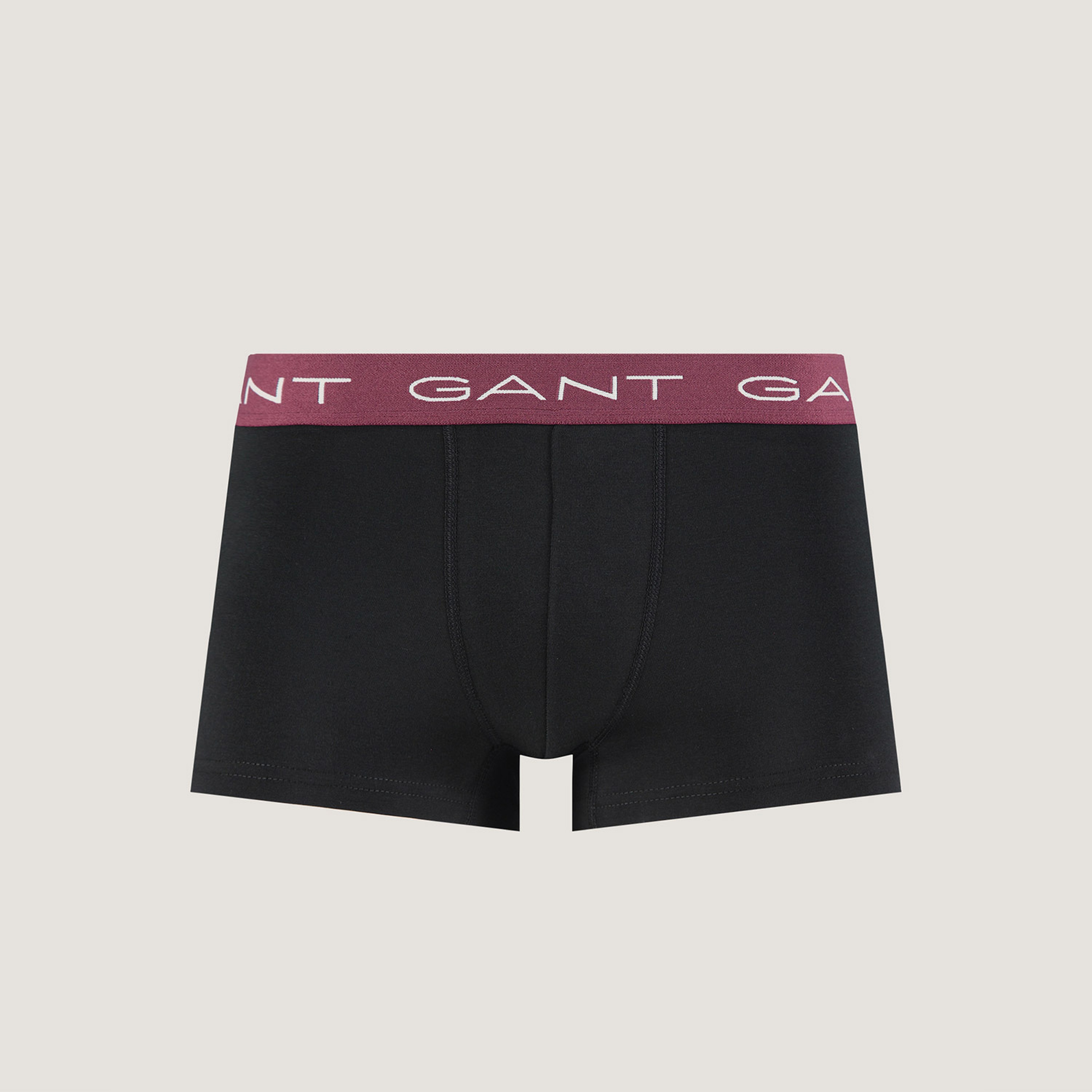GANT Erkek Siyah Slim Fit Logolu 3'lü Boxer