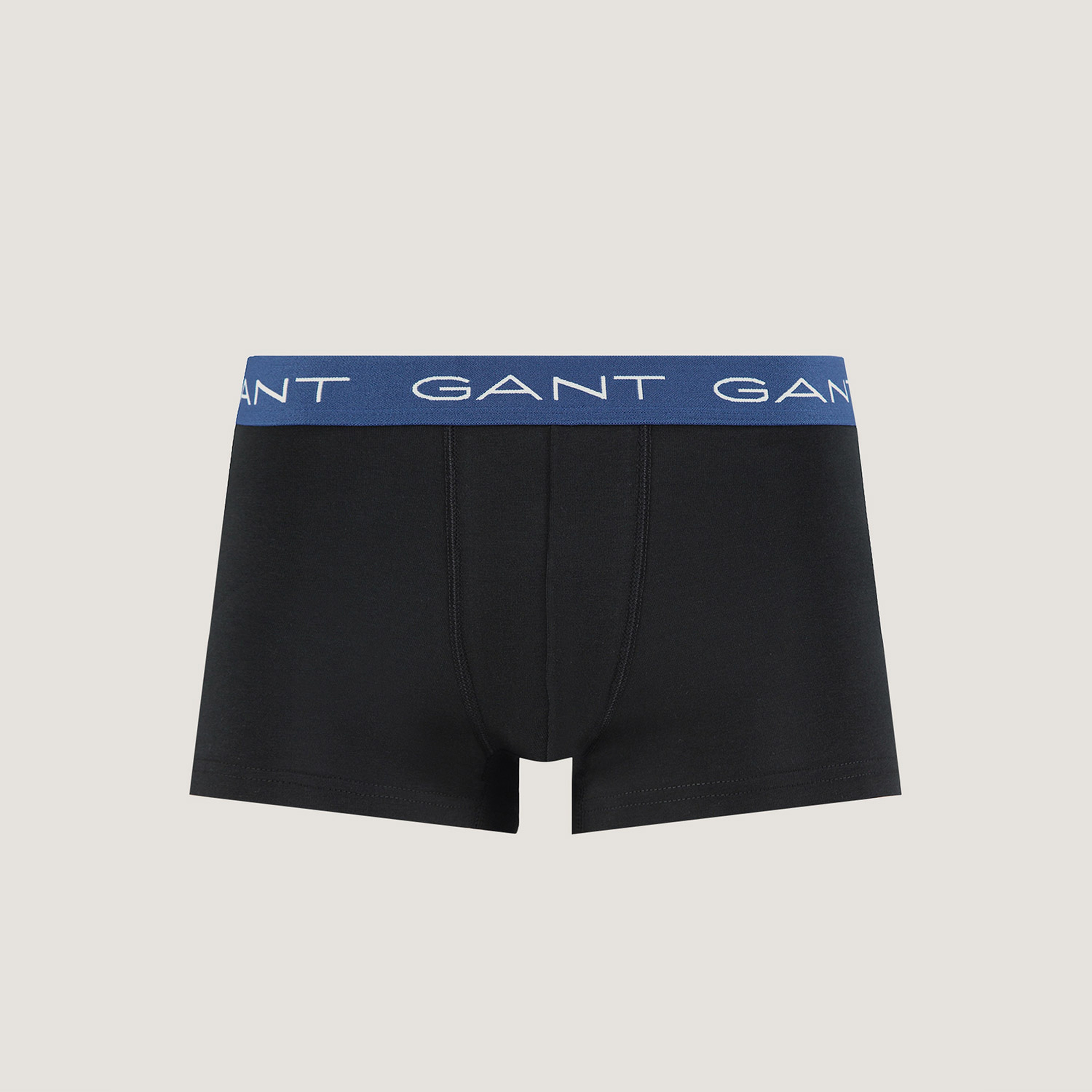 GANT Erkek Siyah Slim Fit Logolu 3'lü Boxer