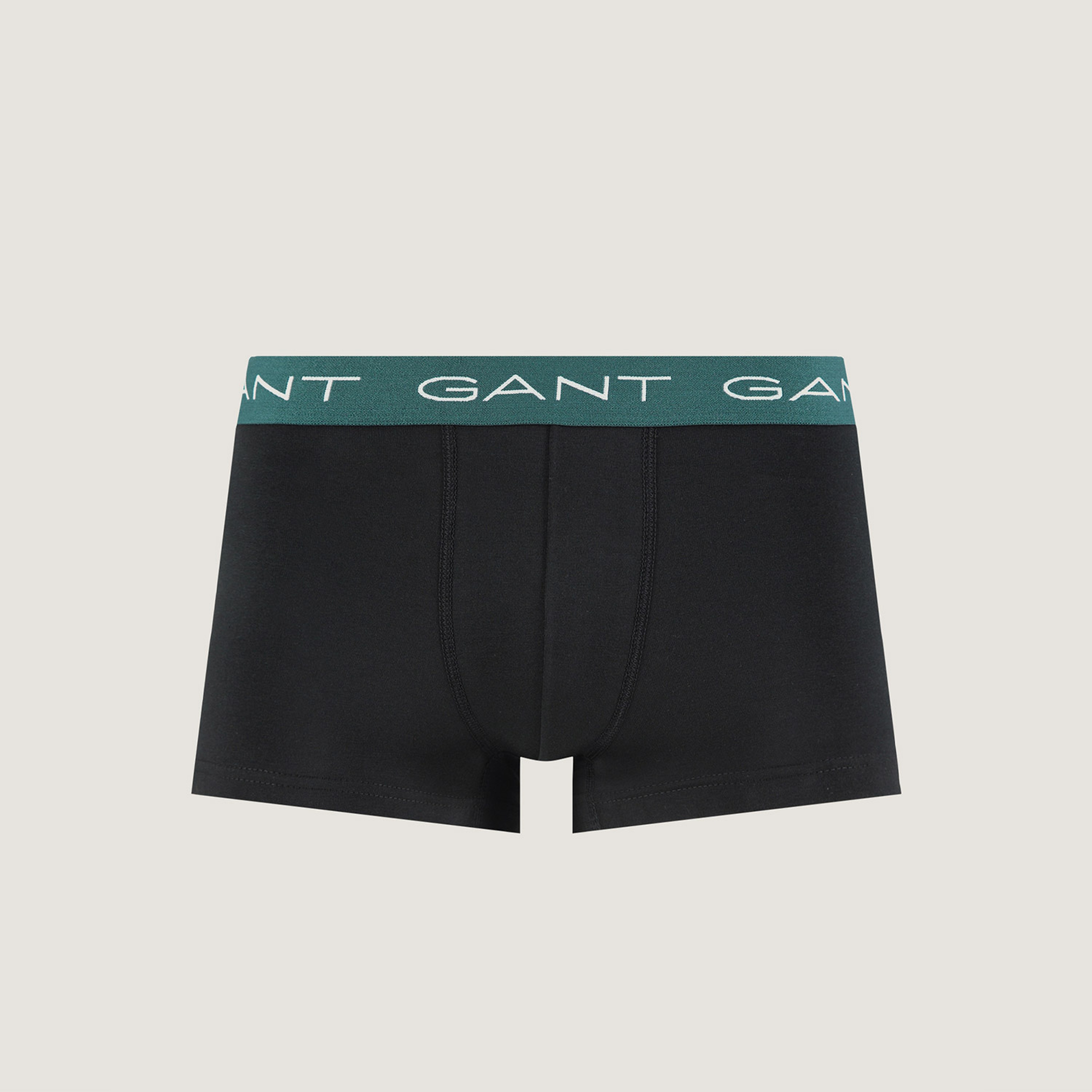 GANT Erkek Siyah Slim Fit Logolu 3'lü Boxer