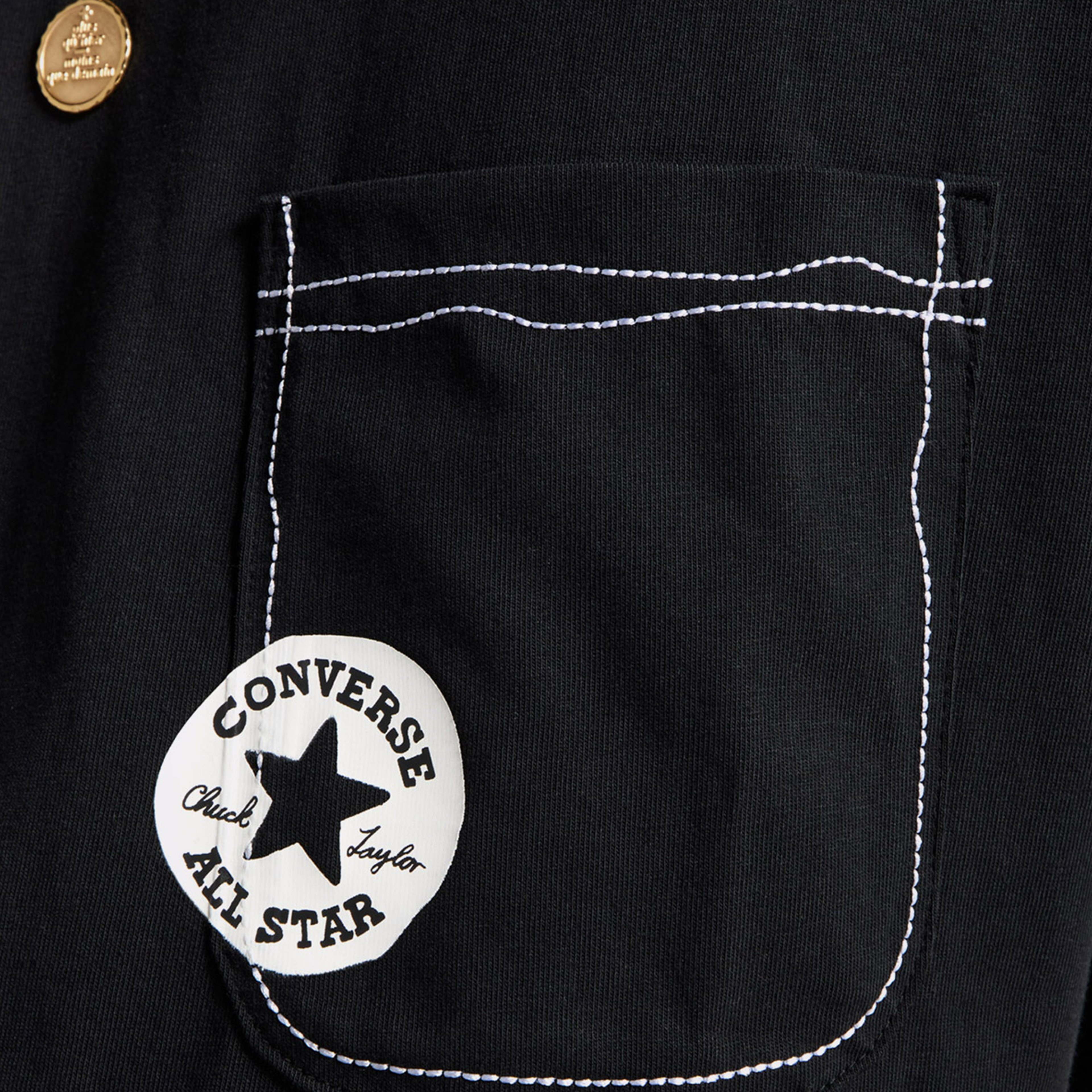 Converse Classic Erkek Siyah T-Shirt