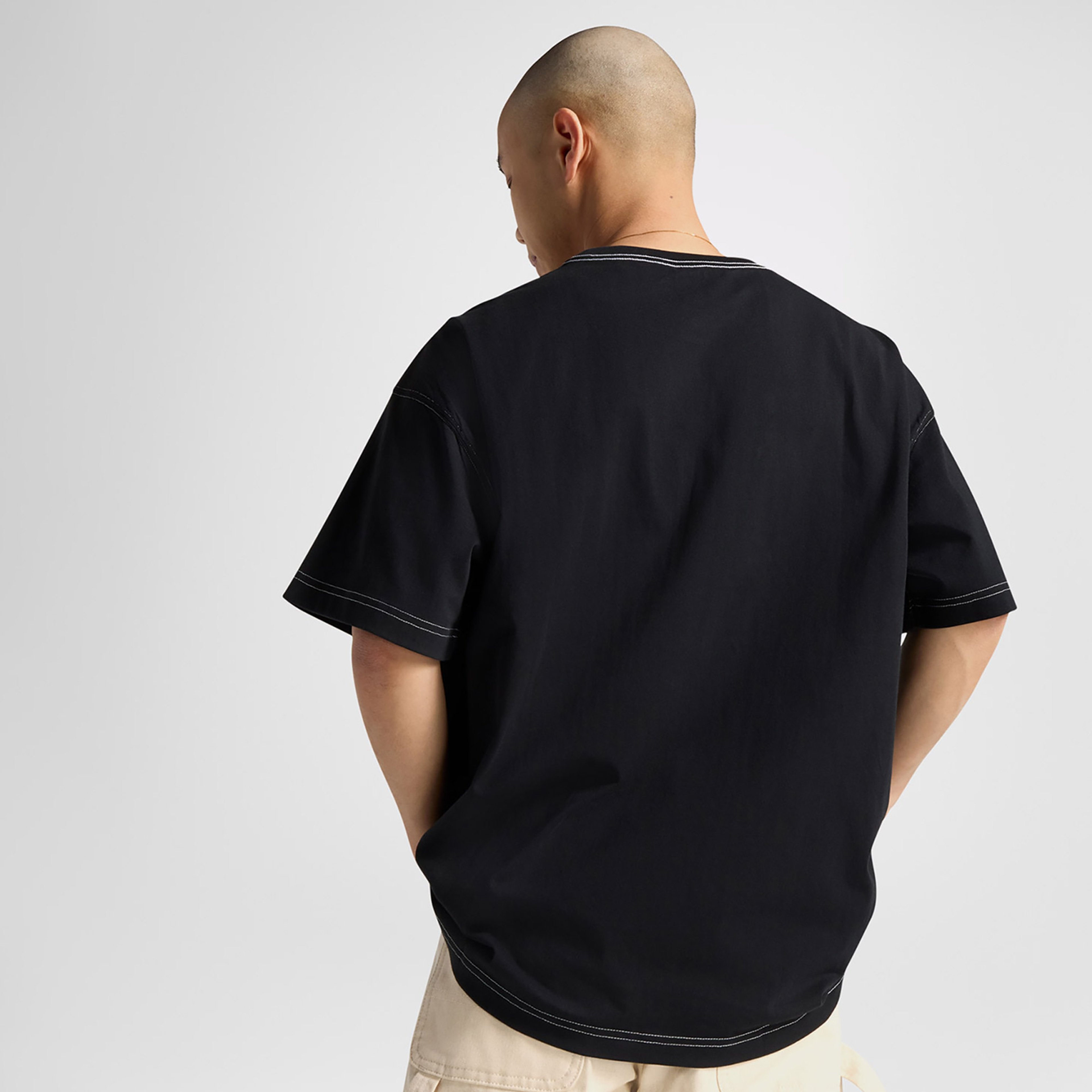 Converse Classic Erkek Siyah T-Shirt