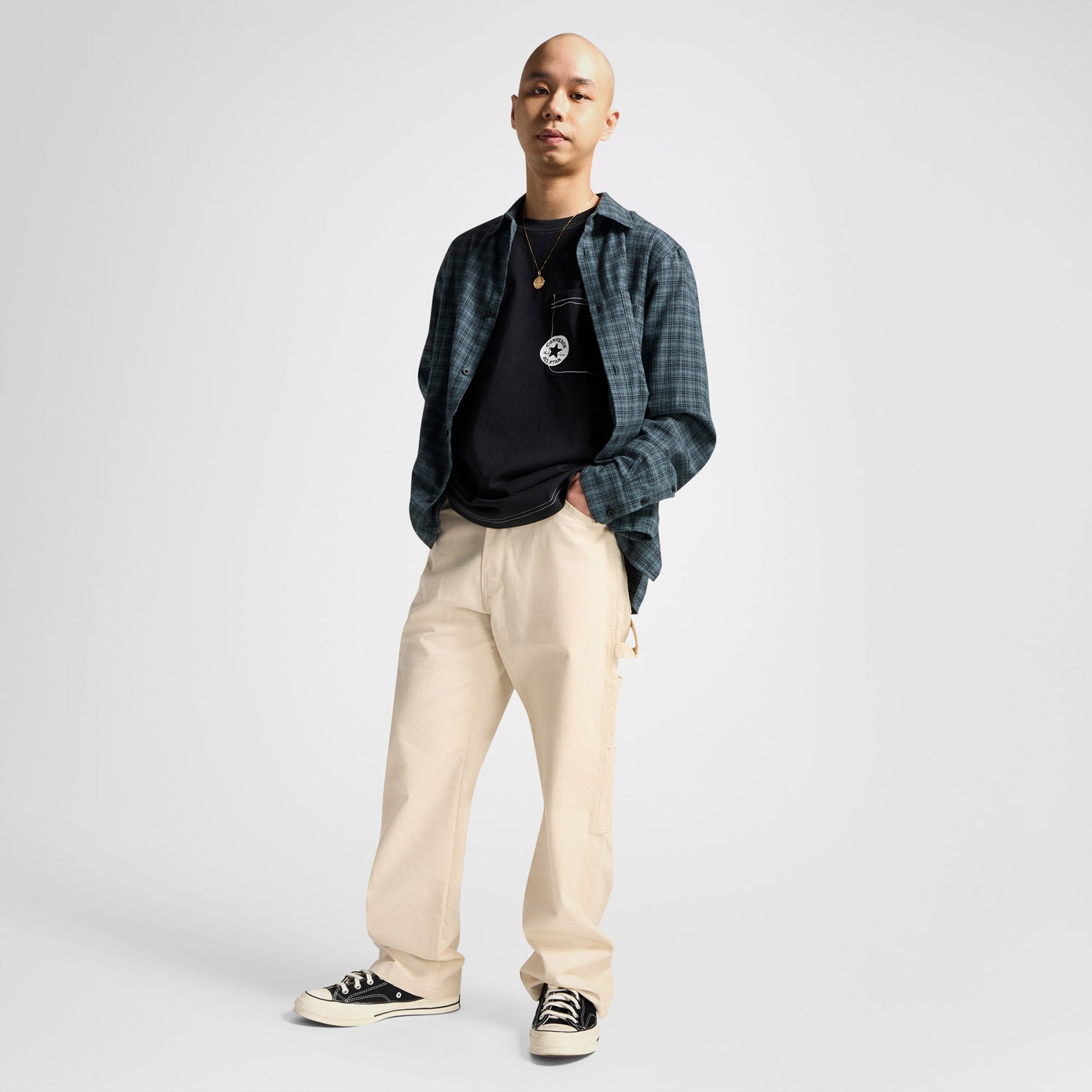 Converse Classic Erkek Siyah T-Shirt