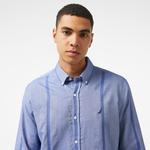 Nautica Erkek Mavi Classic Fit Gömlek