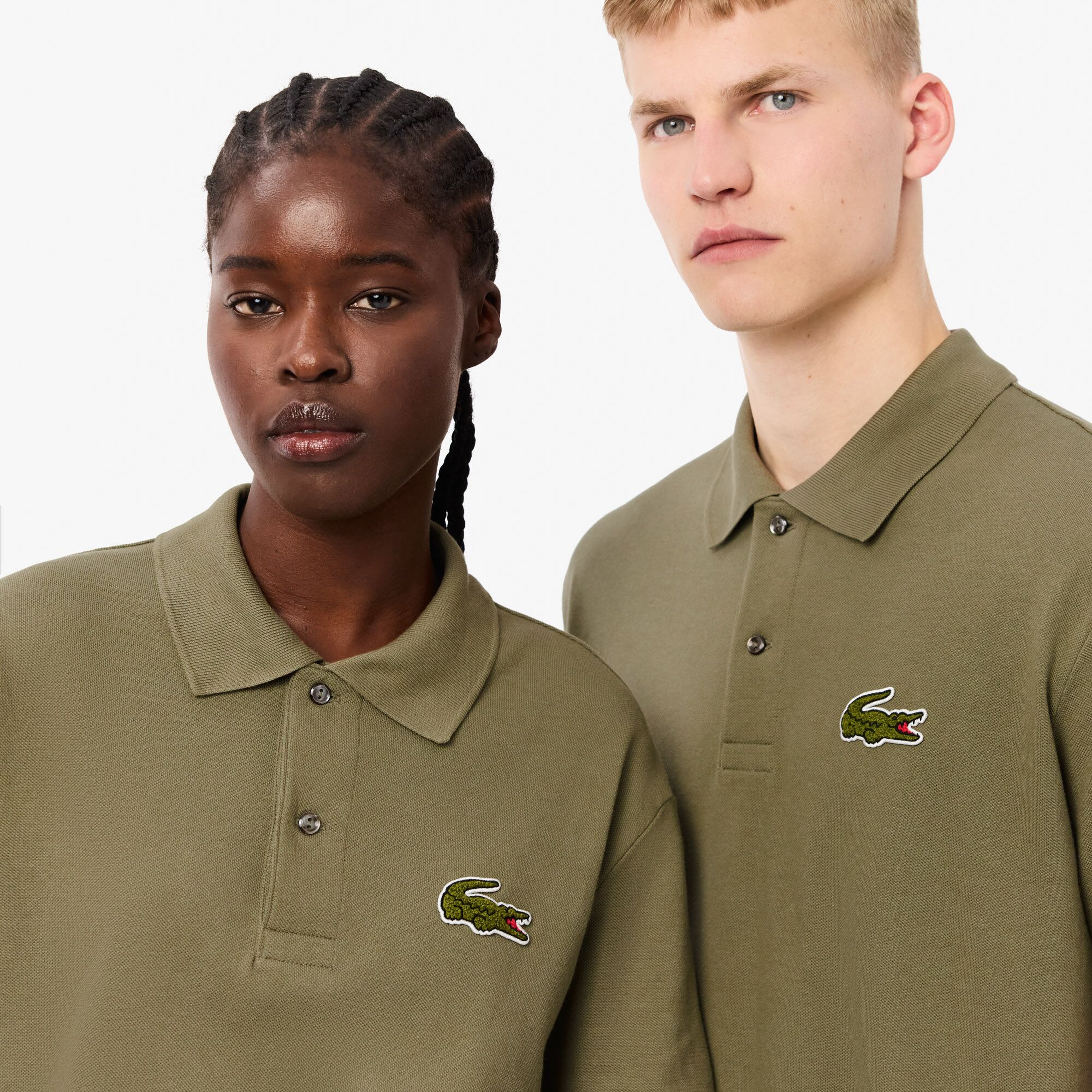 Lacoste Loose Fit Erkek Haki Polo