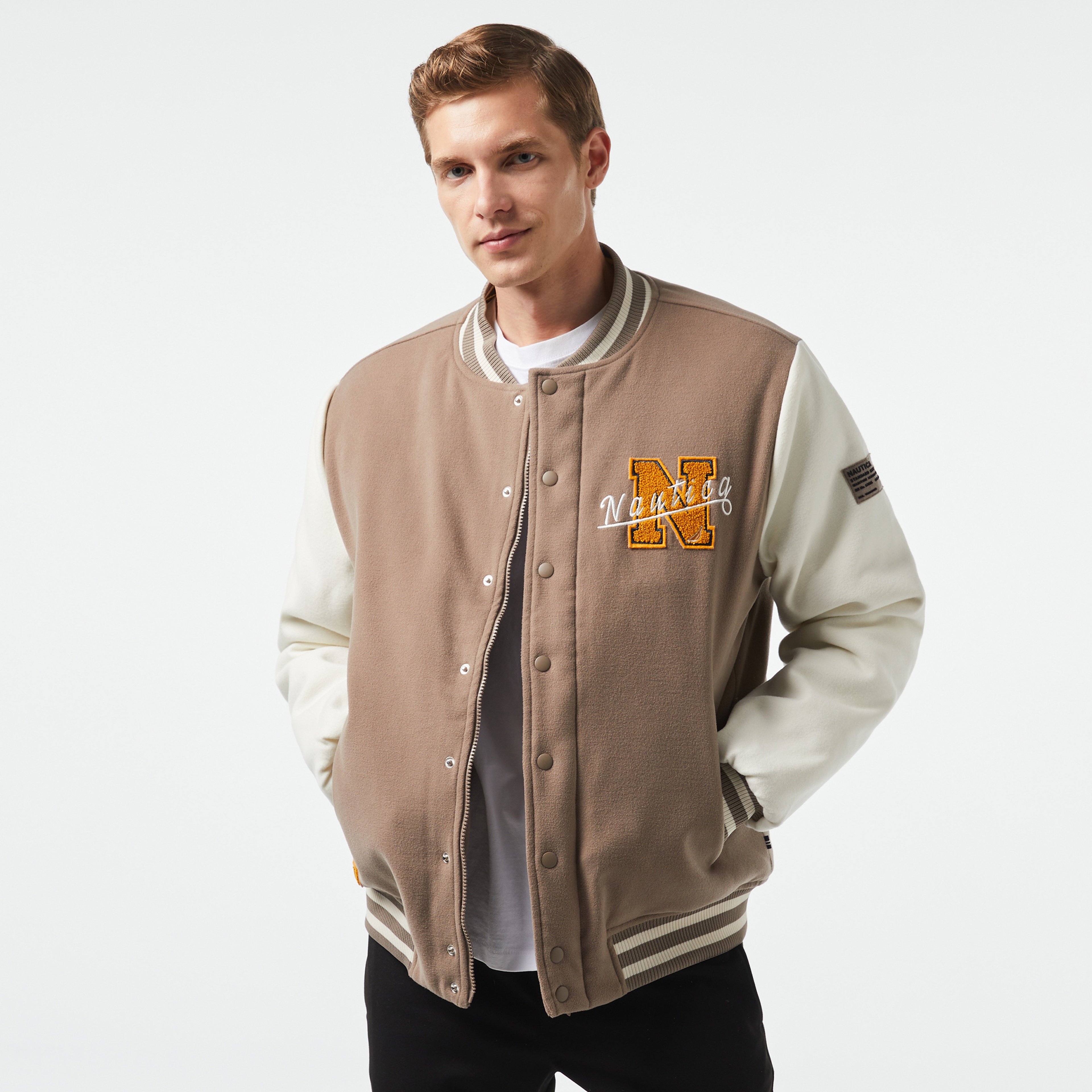 Nautica Erkek Kırık Beyaz Mont