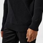 Nautica Erkek Siyah Regular Fit Kazak