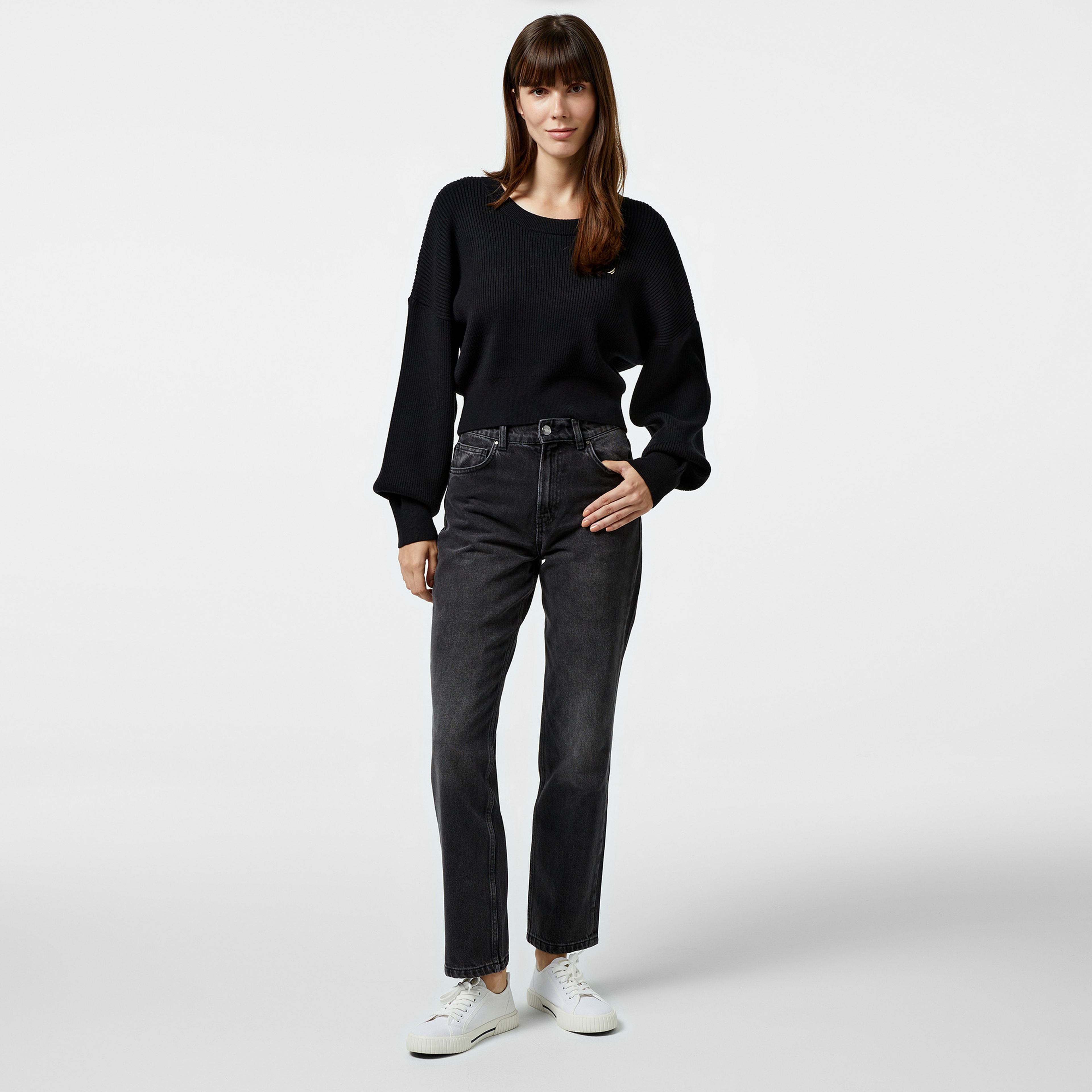 Nautica Kadın Siyah Jean Pantolon