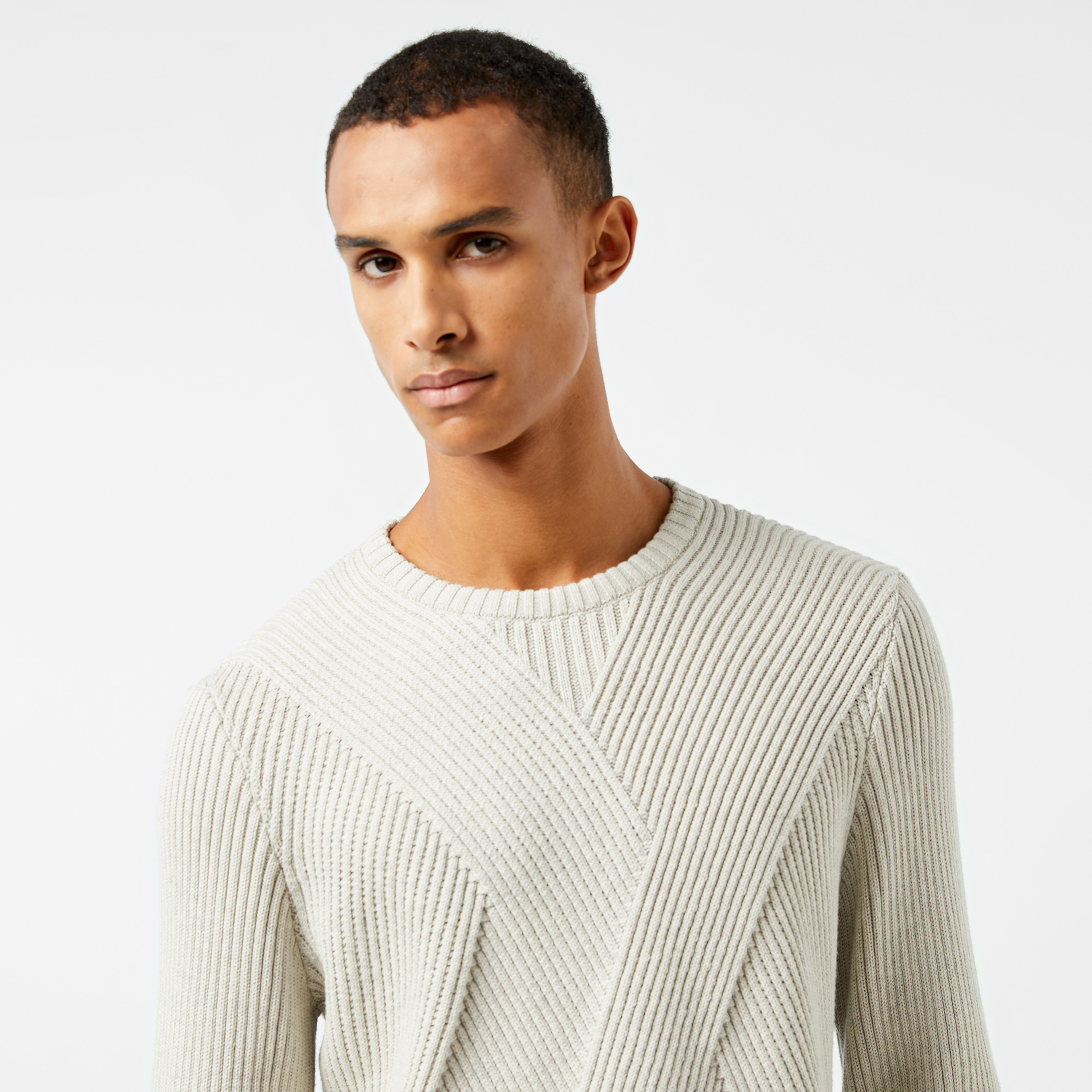 Nautica Erkek Beyaz Regular Fit Kazak