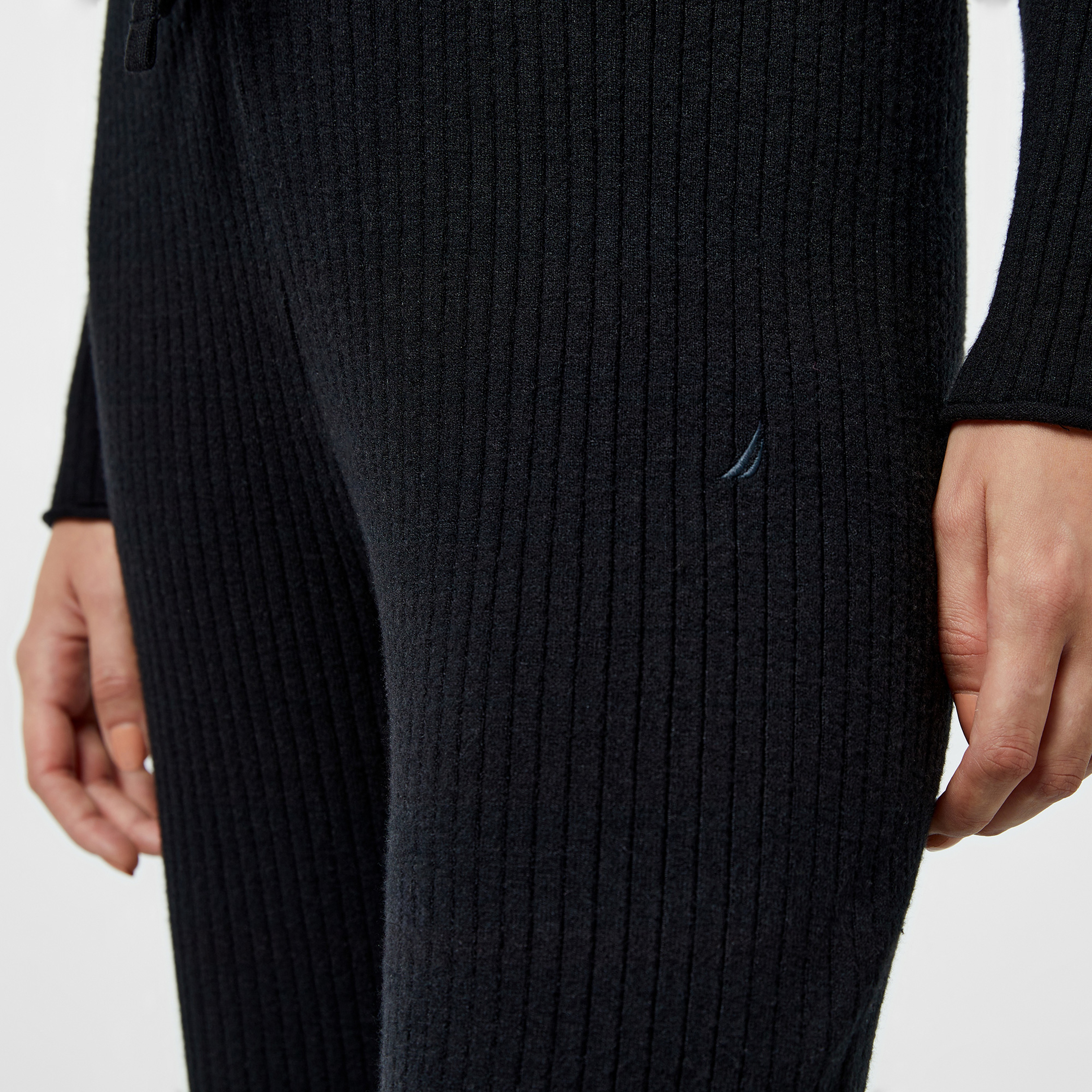 Nautica Kadın Siyah Regular Fit Pantolon