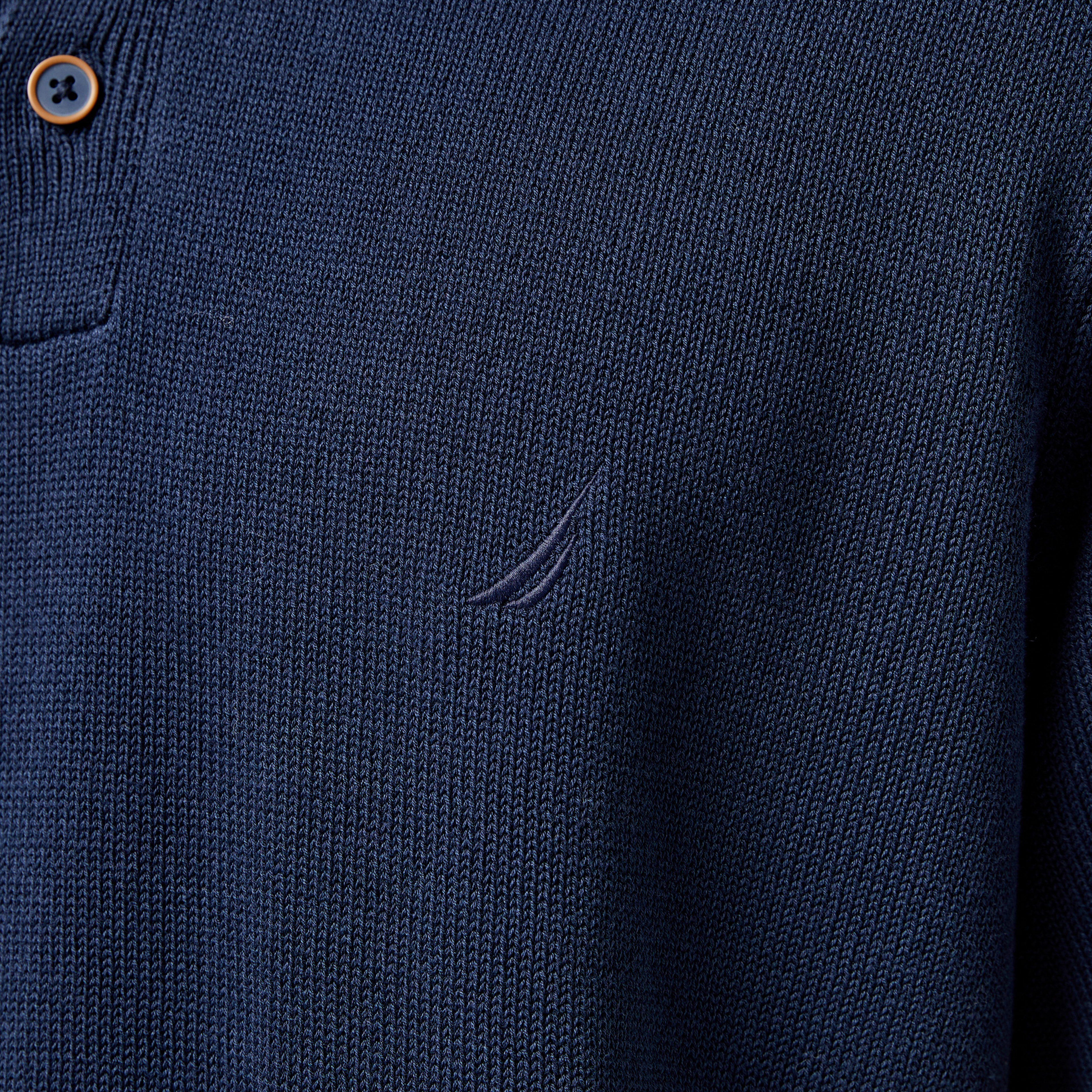 Nautica Erkek Lacivert Classic Fit Kısa Kollu Triko