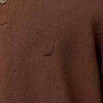 Nautica Erkek Kahverengi Classic Fit Kısa Kollu Triko