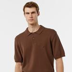 Nautica Erkek Kahverengi Classic Fit Kısa Kollu Triko