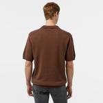 Nautica Erkek Kahverengi Classic Fit Kısa Kollu Triko