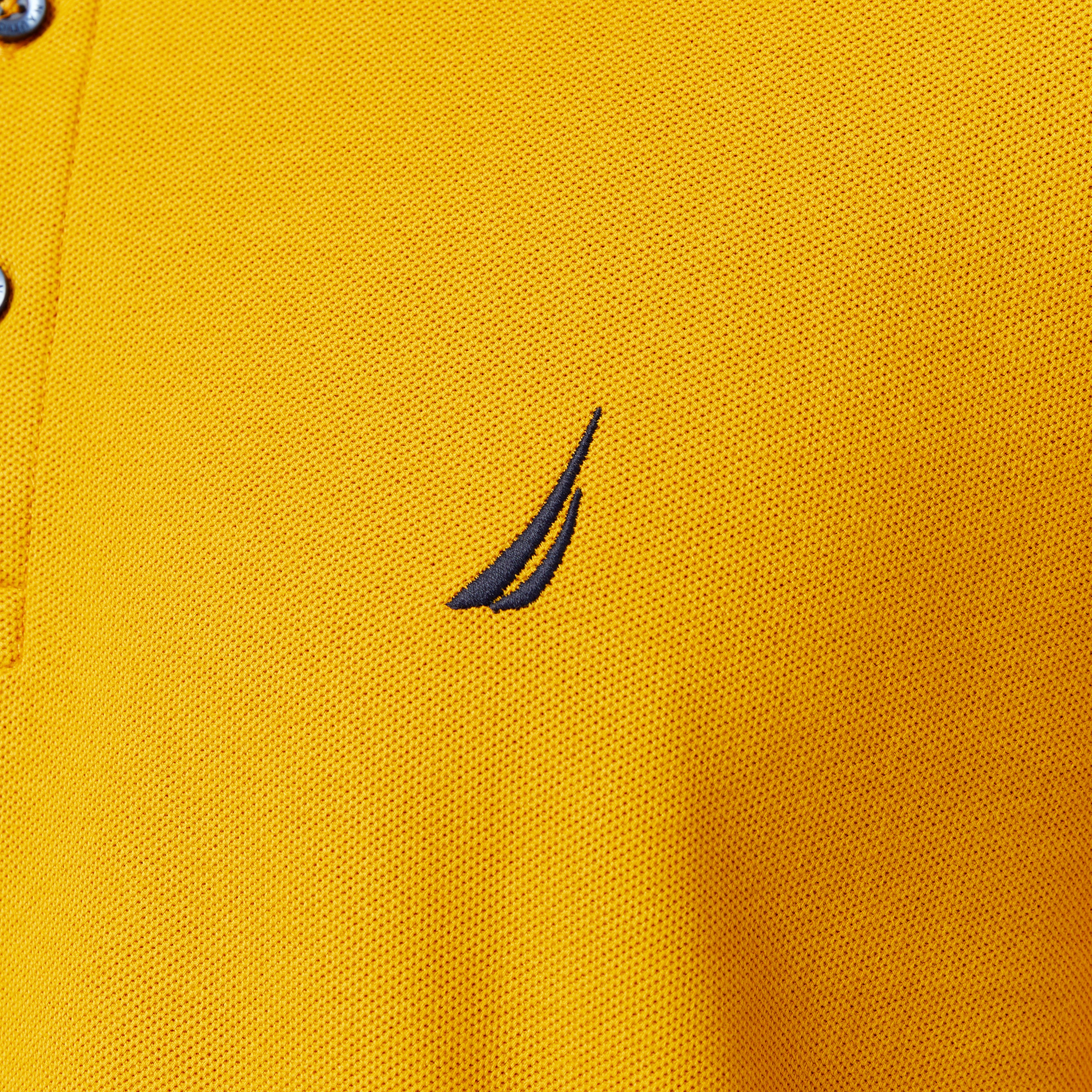 Nautica Erkek Sarı Uzun Kollu Polo Yaka T-Shirt