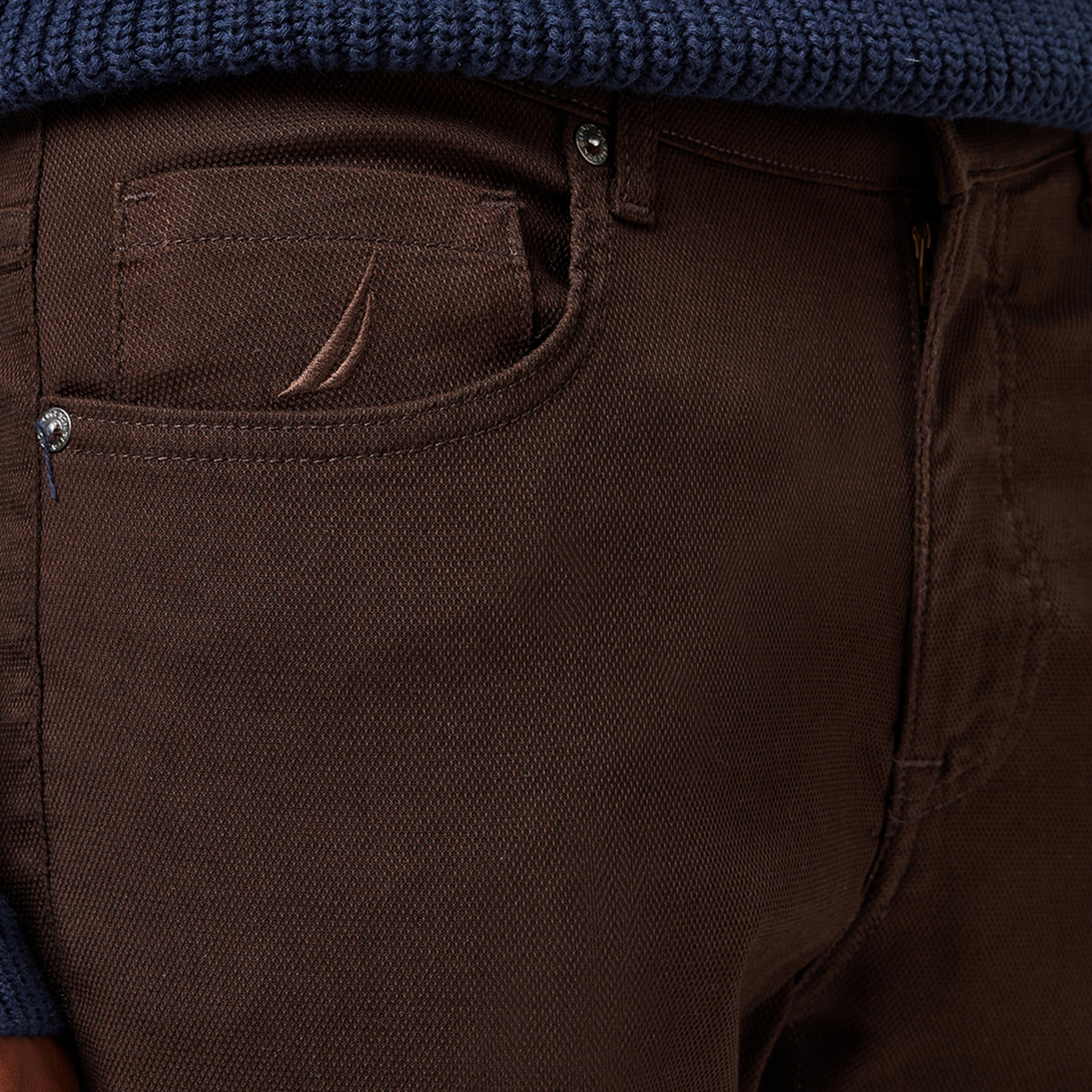 Nautica Erkek Kahverengi Slim Fit Pantolon