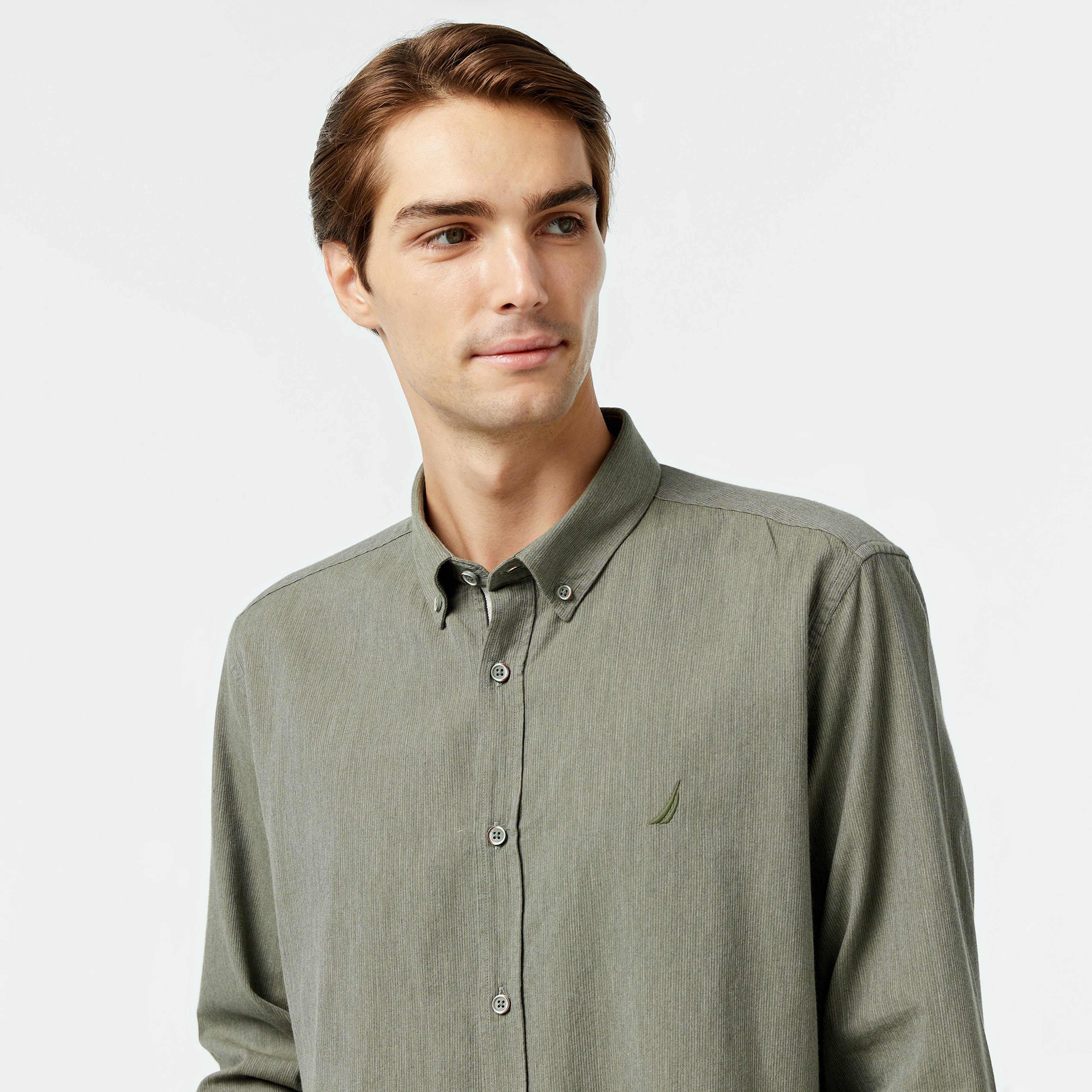 Nautica Erkek Yeşil Classic Fit Gömlek