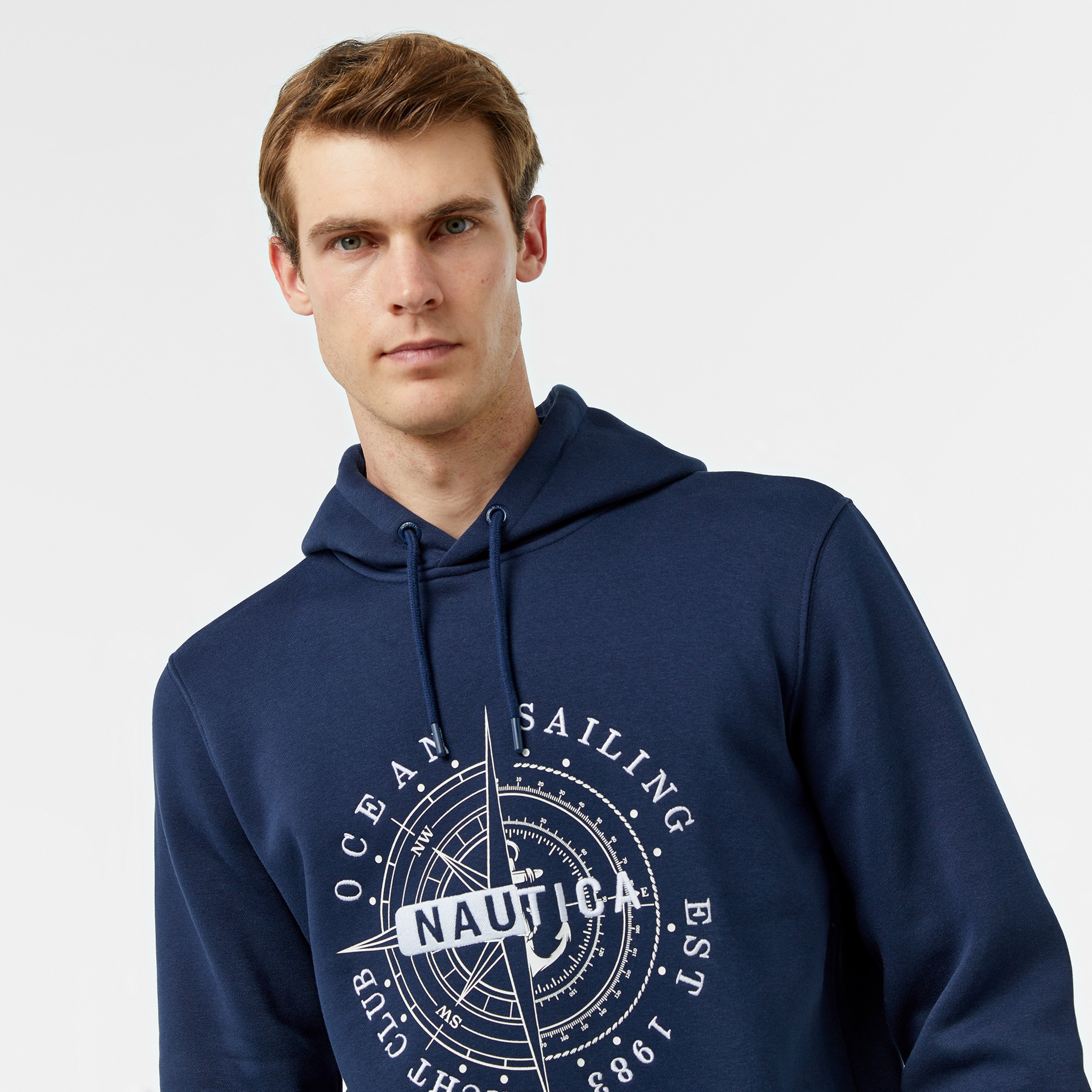 Nautica Erkek Lacivert Regular Fit Sweatshirt