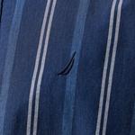 Nautica Erkek Lacivert Classic Fit Çizgili Gömlek