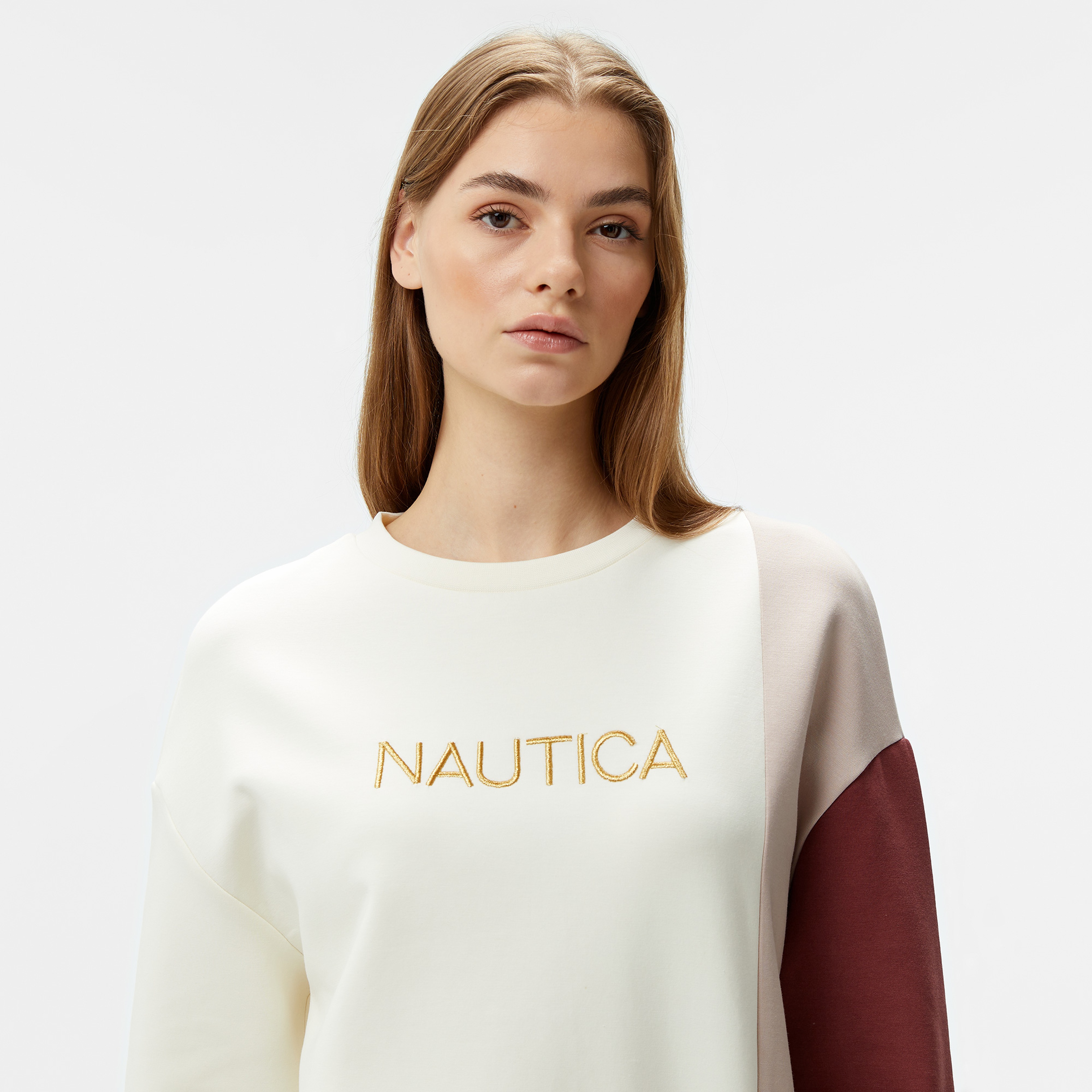 Nautica Kadın Pembe Regular Fit Sweatshirt