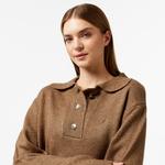 Nautica Kadın Kahverengi Regular Fit Kazak