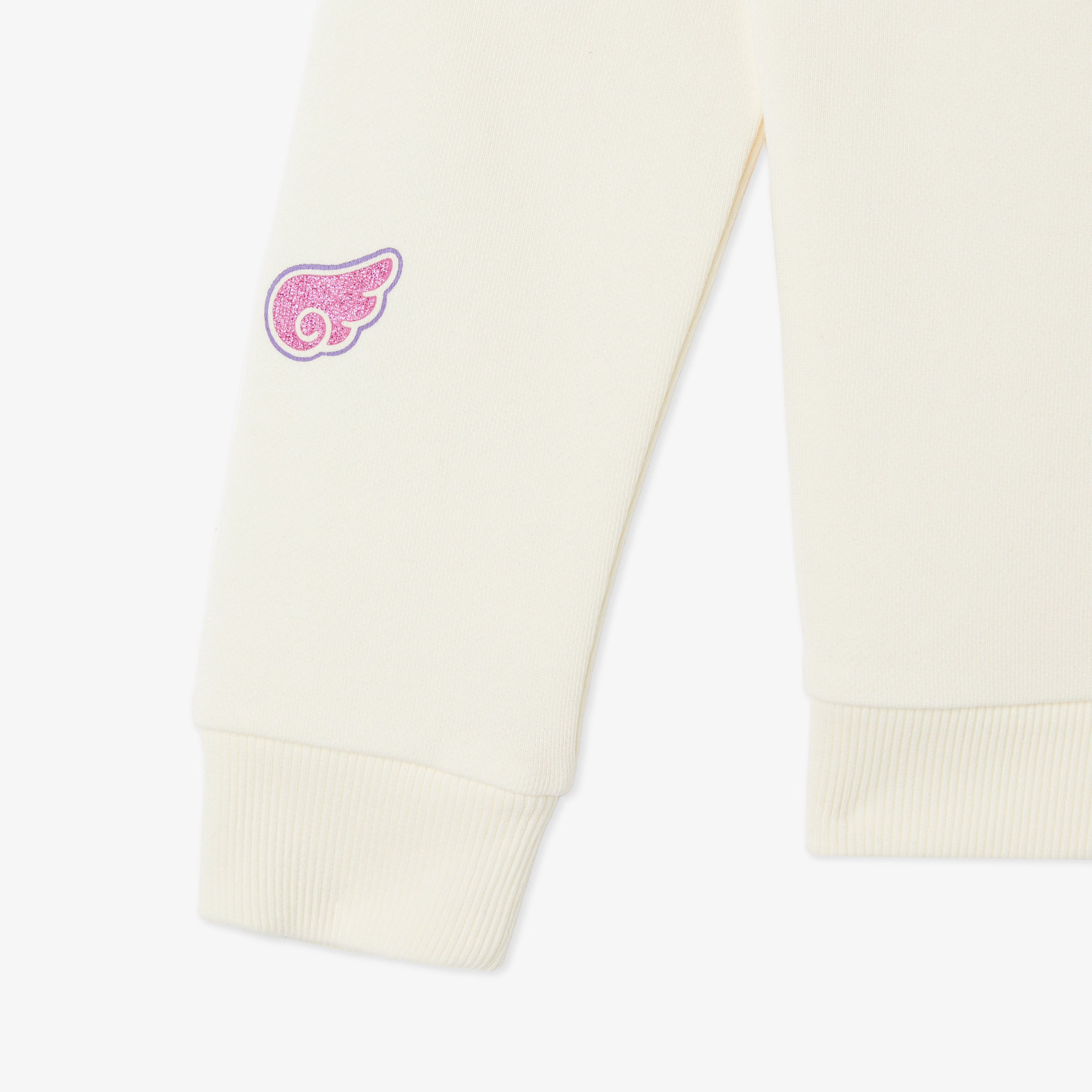 Nautica Kız Çocuk Kırık Beyaz Sweatshirt