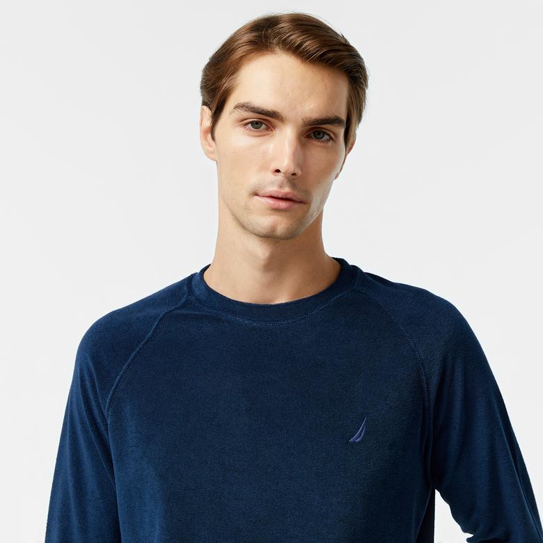 Nautica Erkek Lacivert Regular Fit Sweatshirt