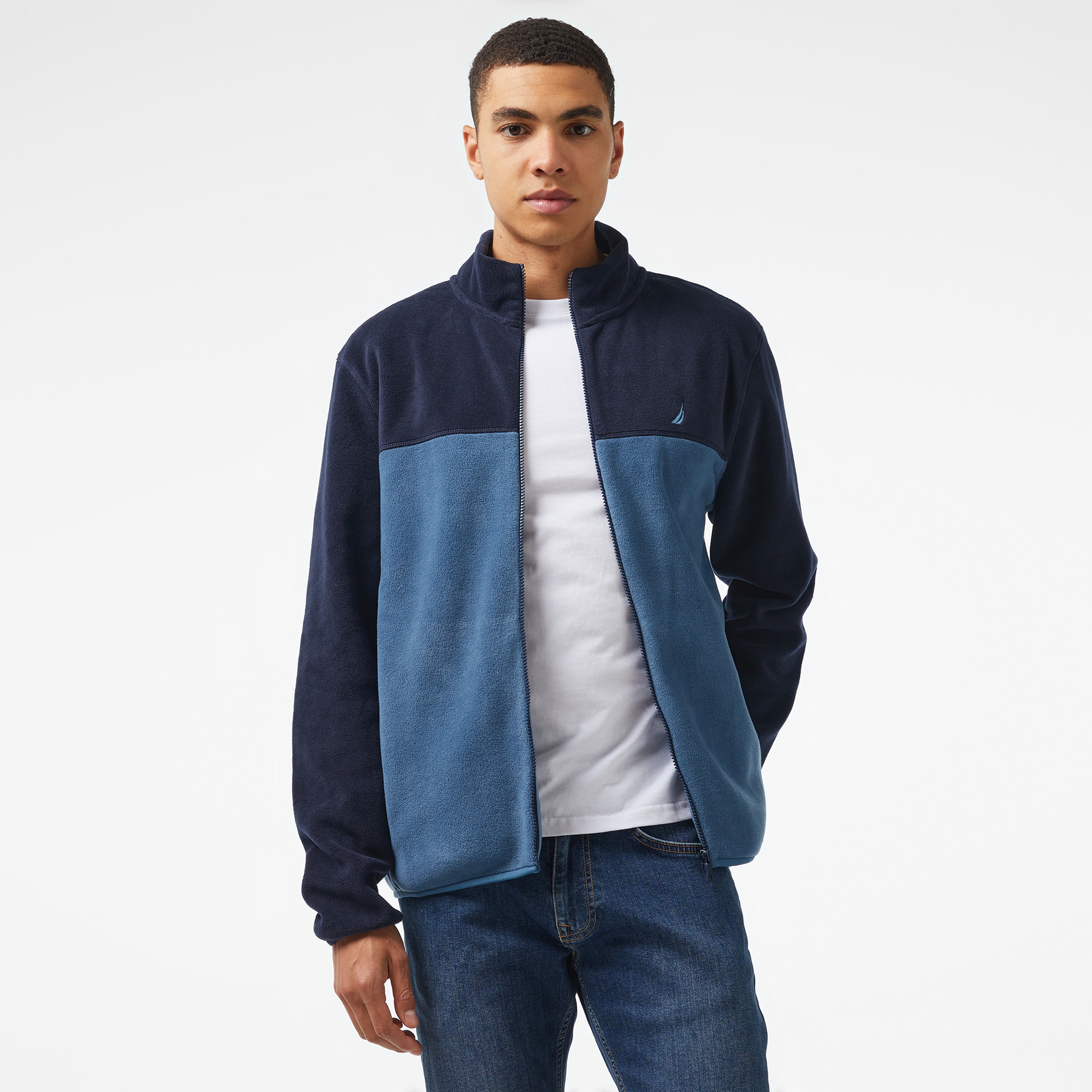 Nautica Erkek Lacivert Regular Fit Polar Sweatshirt