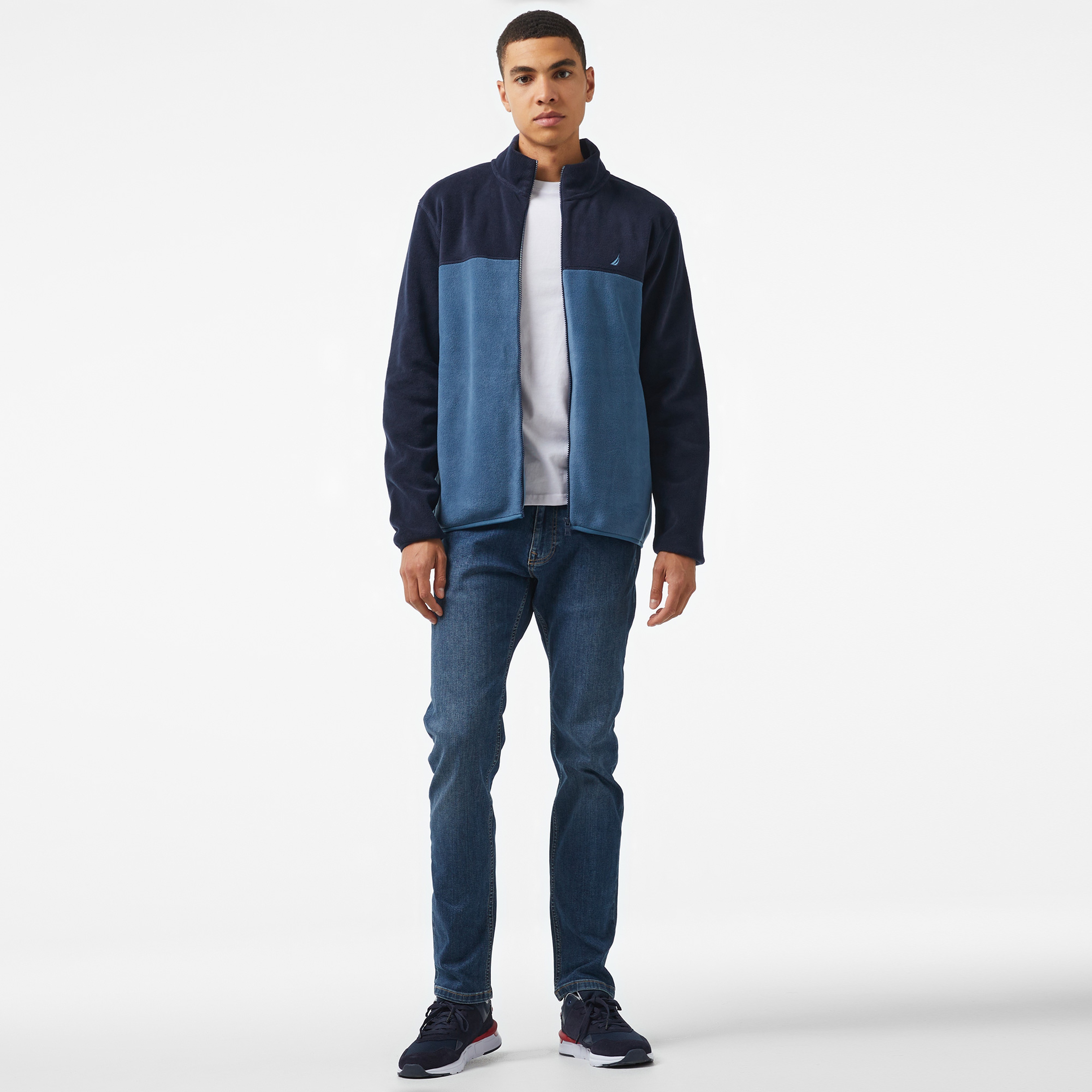 Nautica Erkek Lacivert Regular Fit Polar Sweatshirt