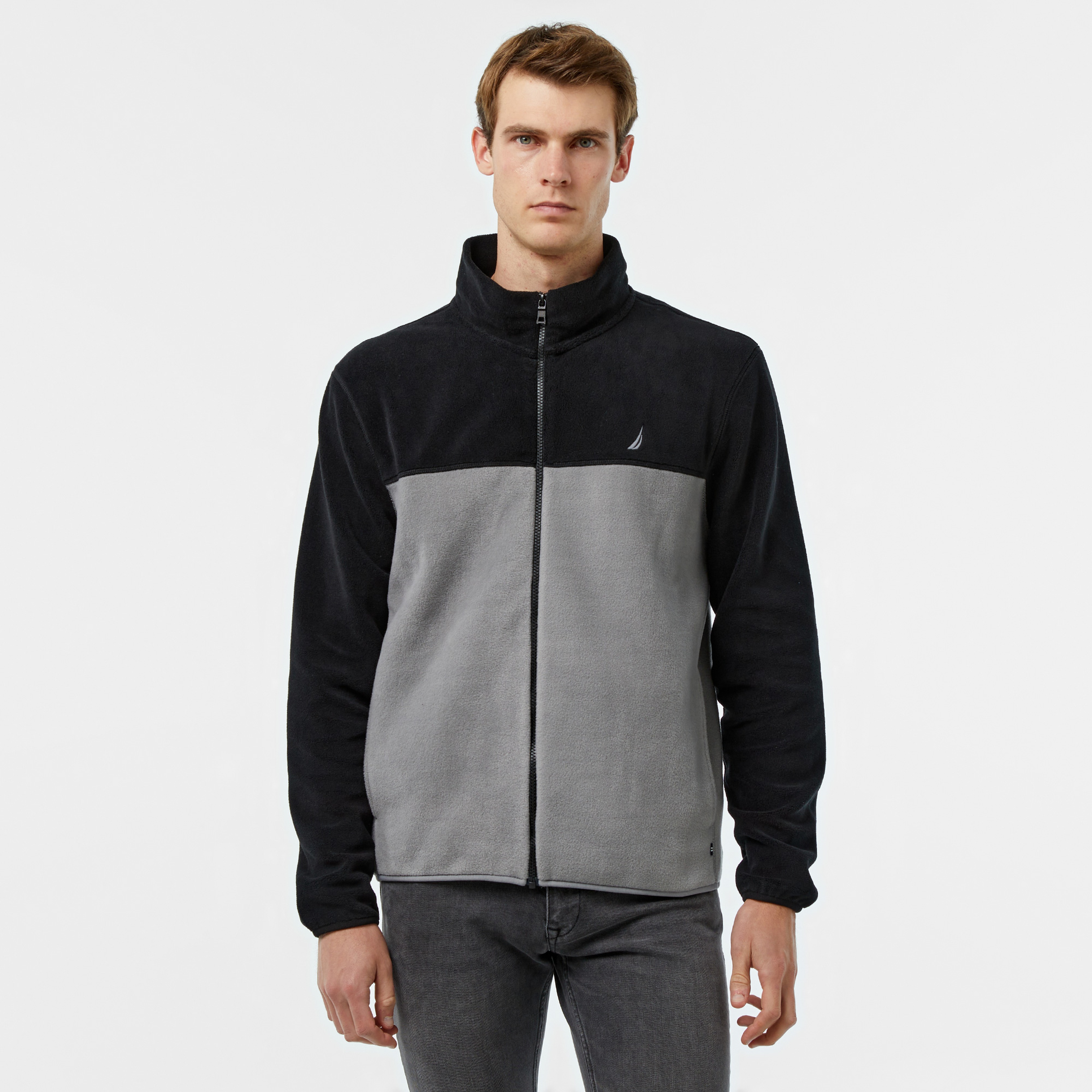 Nautica Erkek Siyah Regular Fit Polar Sweatshirt