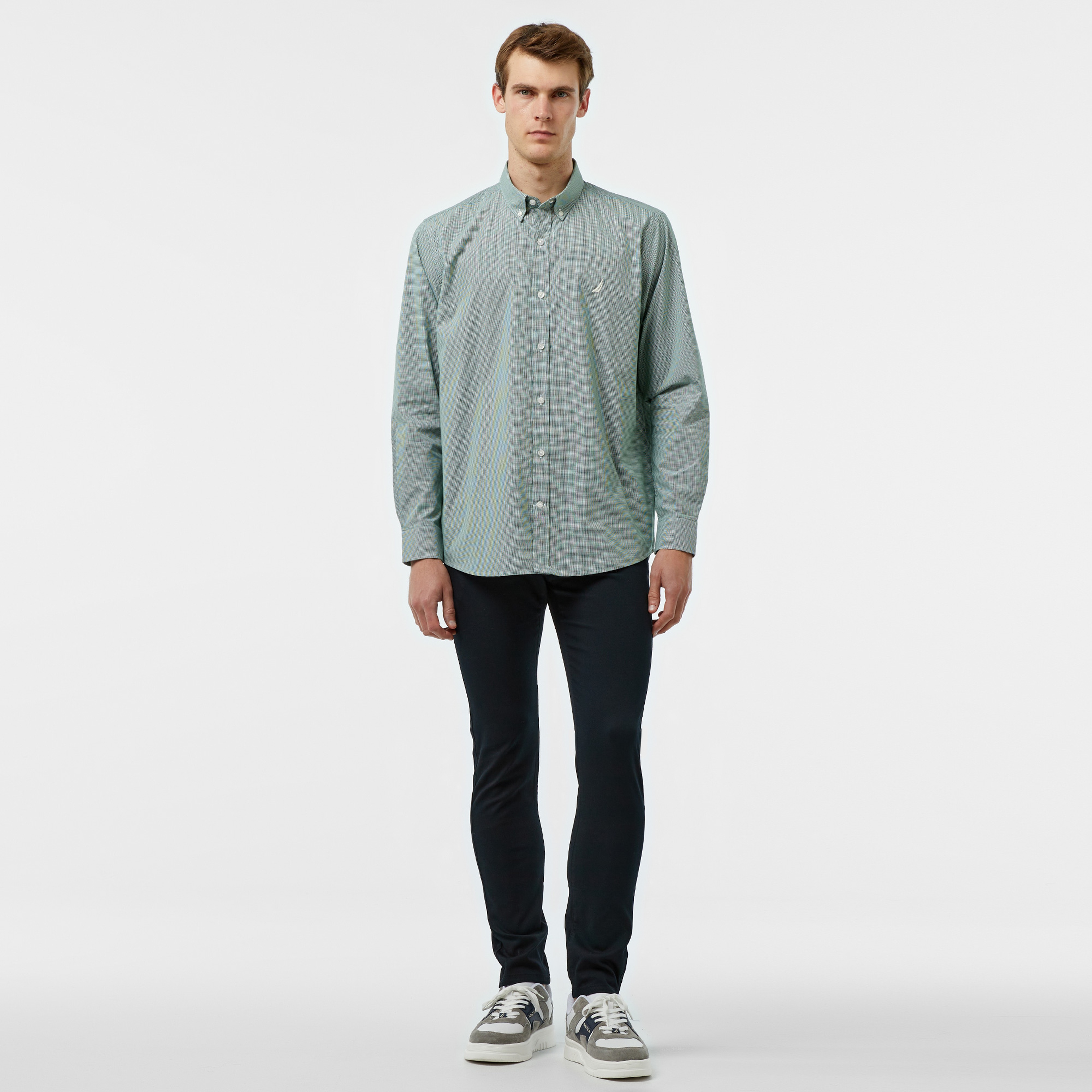 Nautica Erkek Yeşil Gömlek