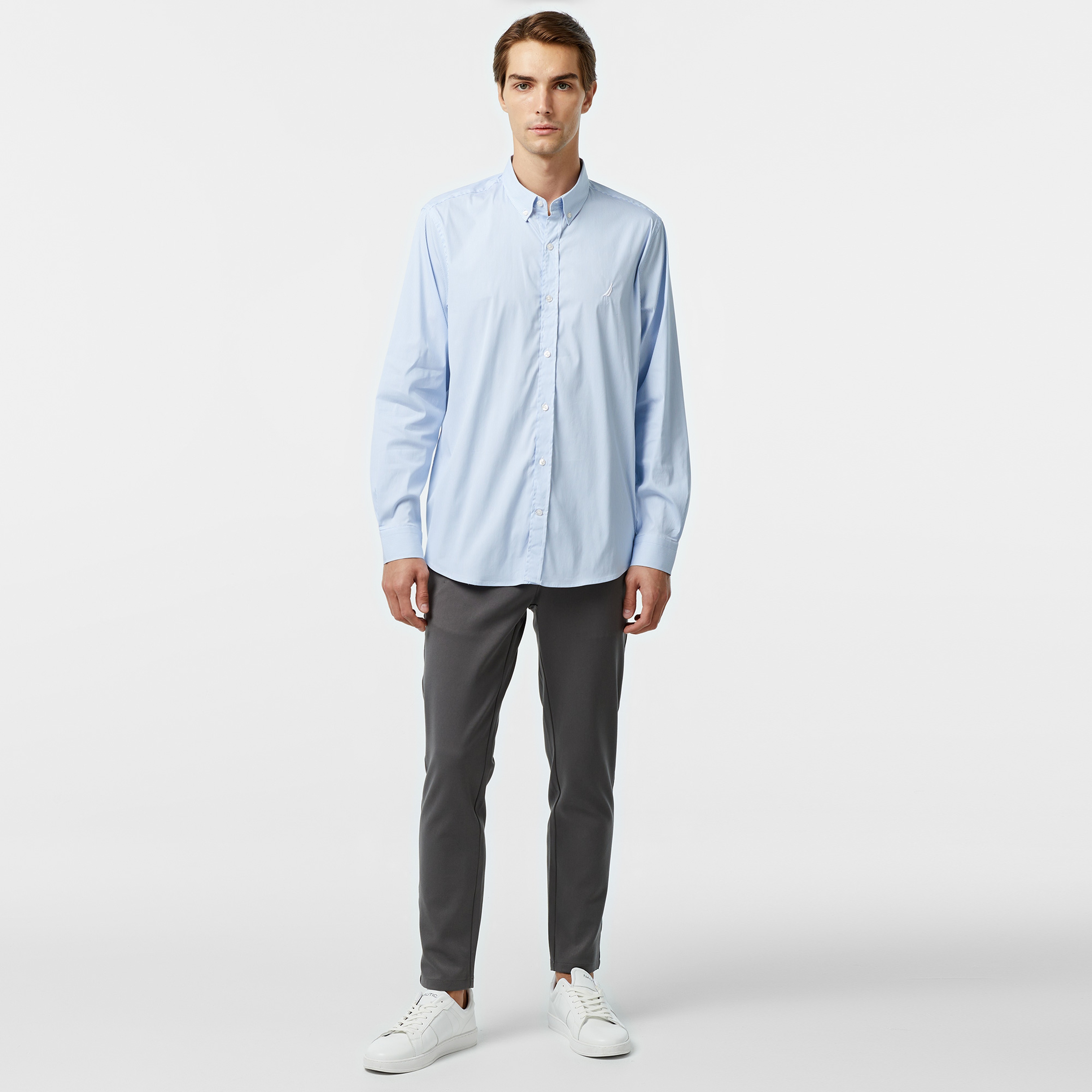 Nautica Erkek Mavi Gömlek