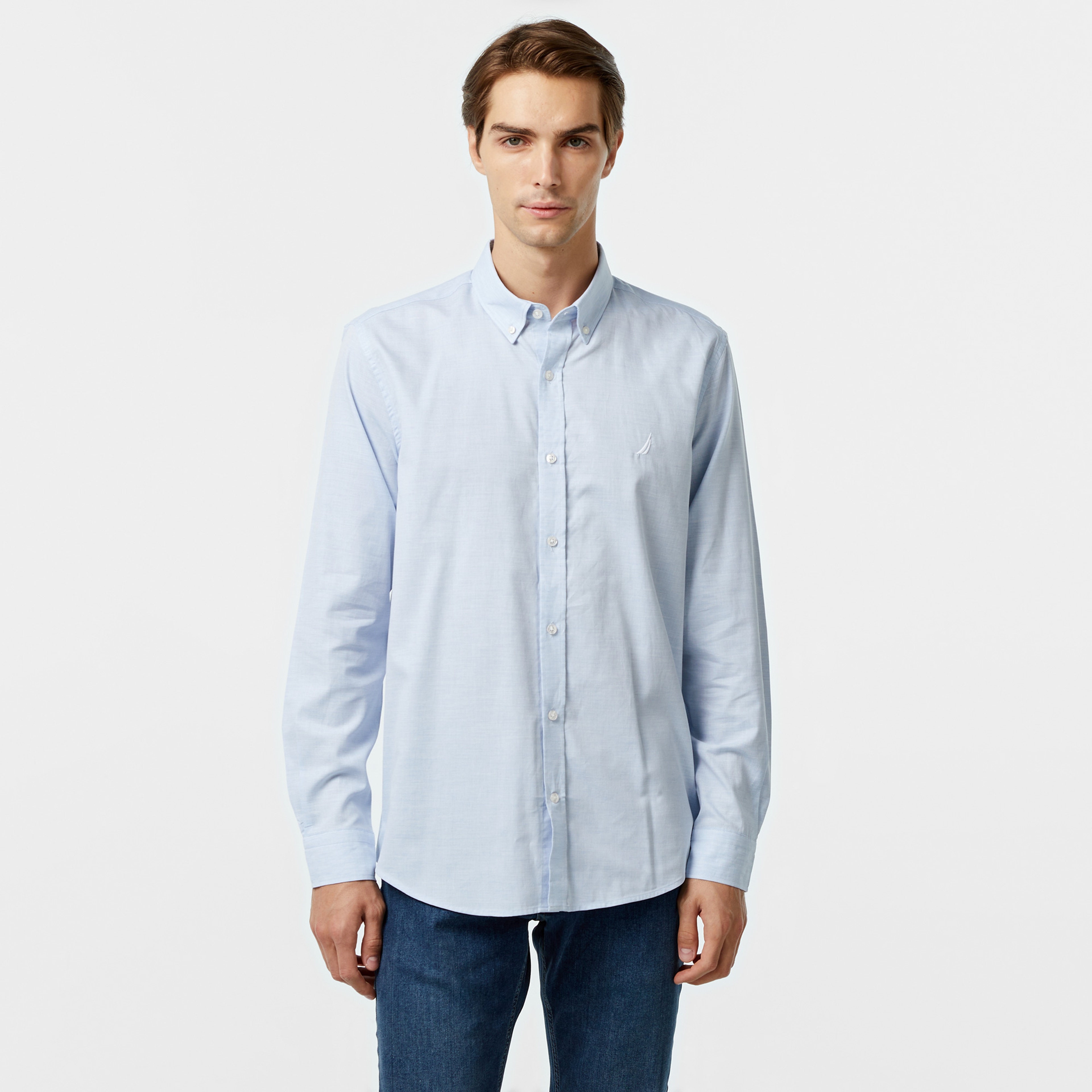 Nautica Erkek Mavi Gömlek