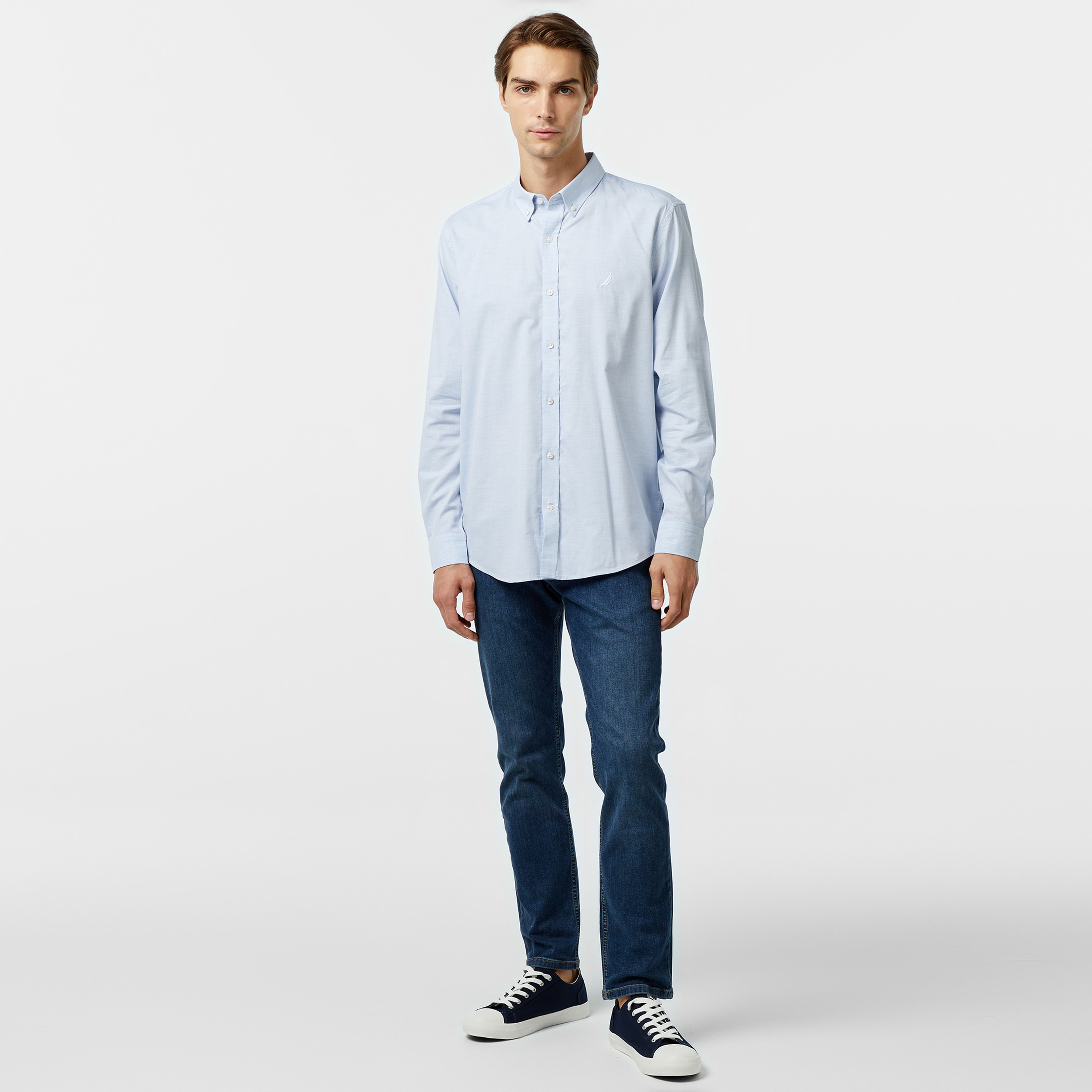 Nautica Erkek Mavi Gömlek