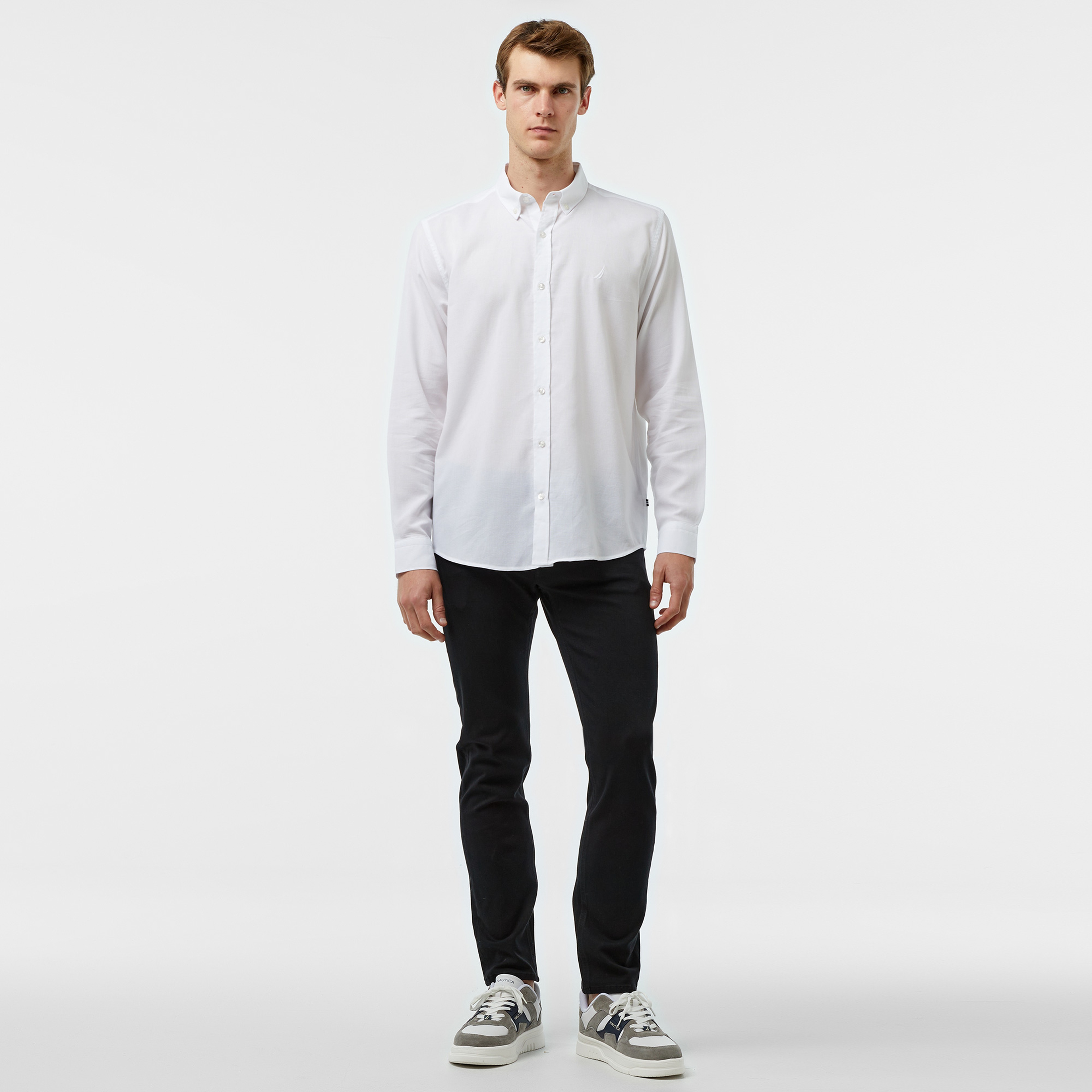 Nautica Erkek Beyaz Gömlek