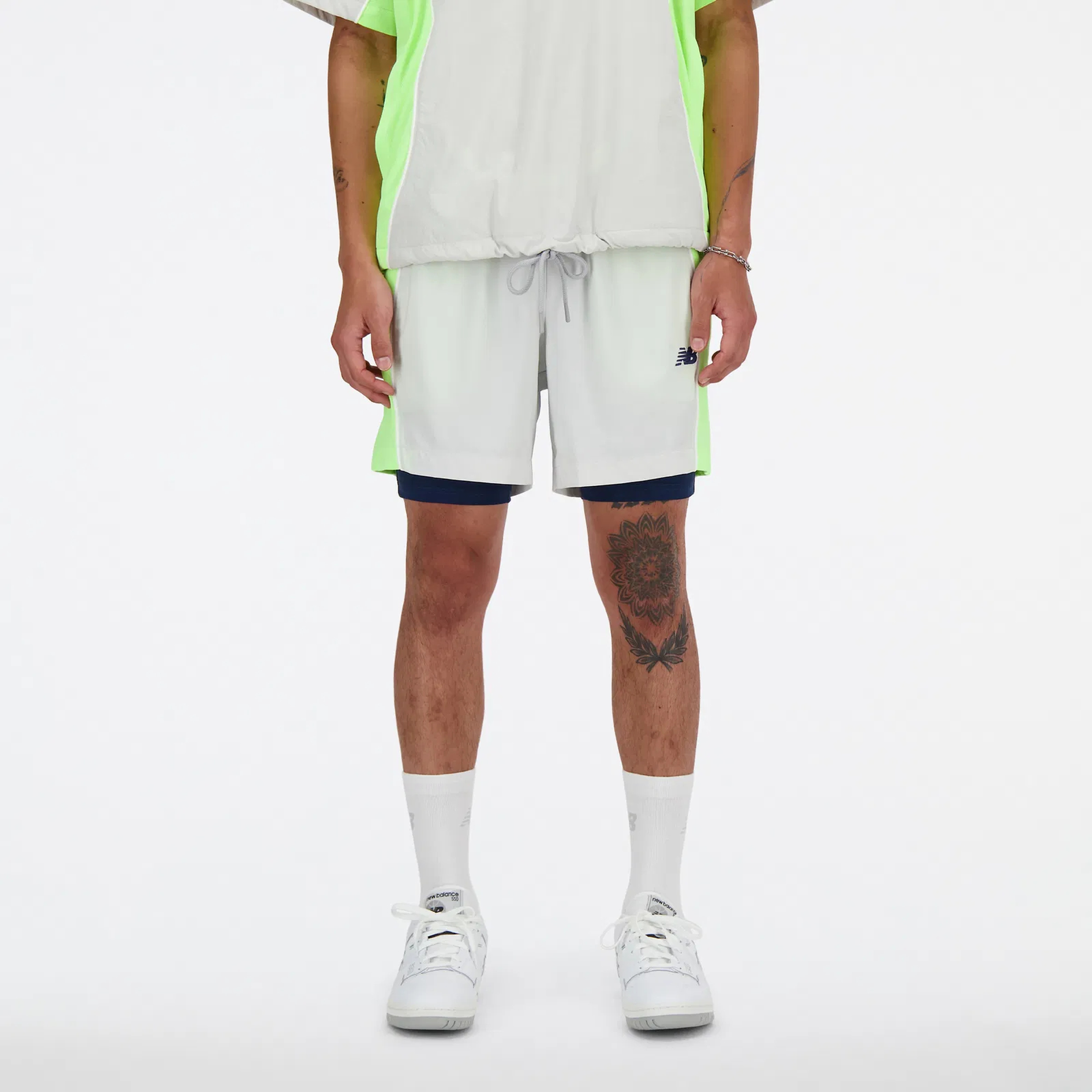 New Balance Erkek Gri Şort