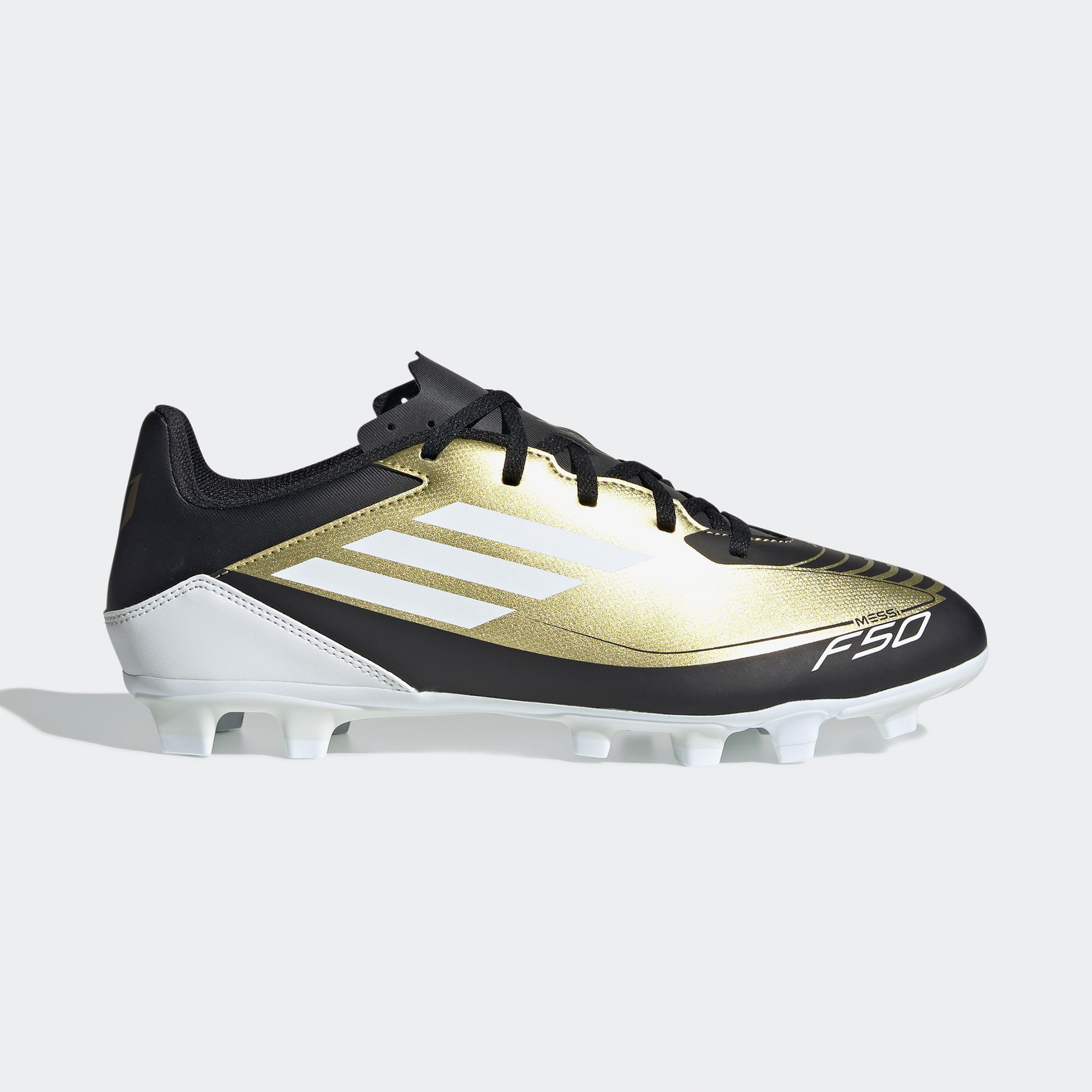 adidas F50 Club Messi FxG Erkek Sarı Çim Saha Kramponu