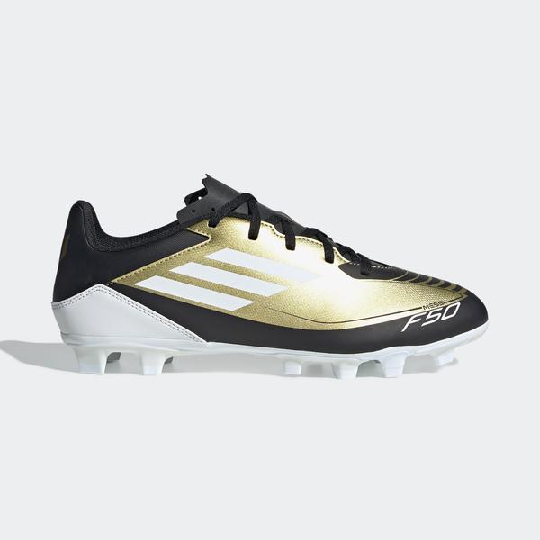 adidas F50 Club Messi FxG Erkek Sarı Çim Saha Kramponu