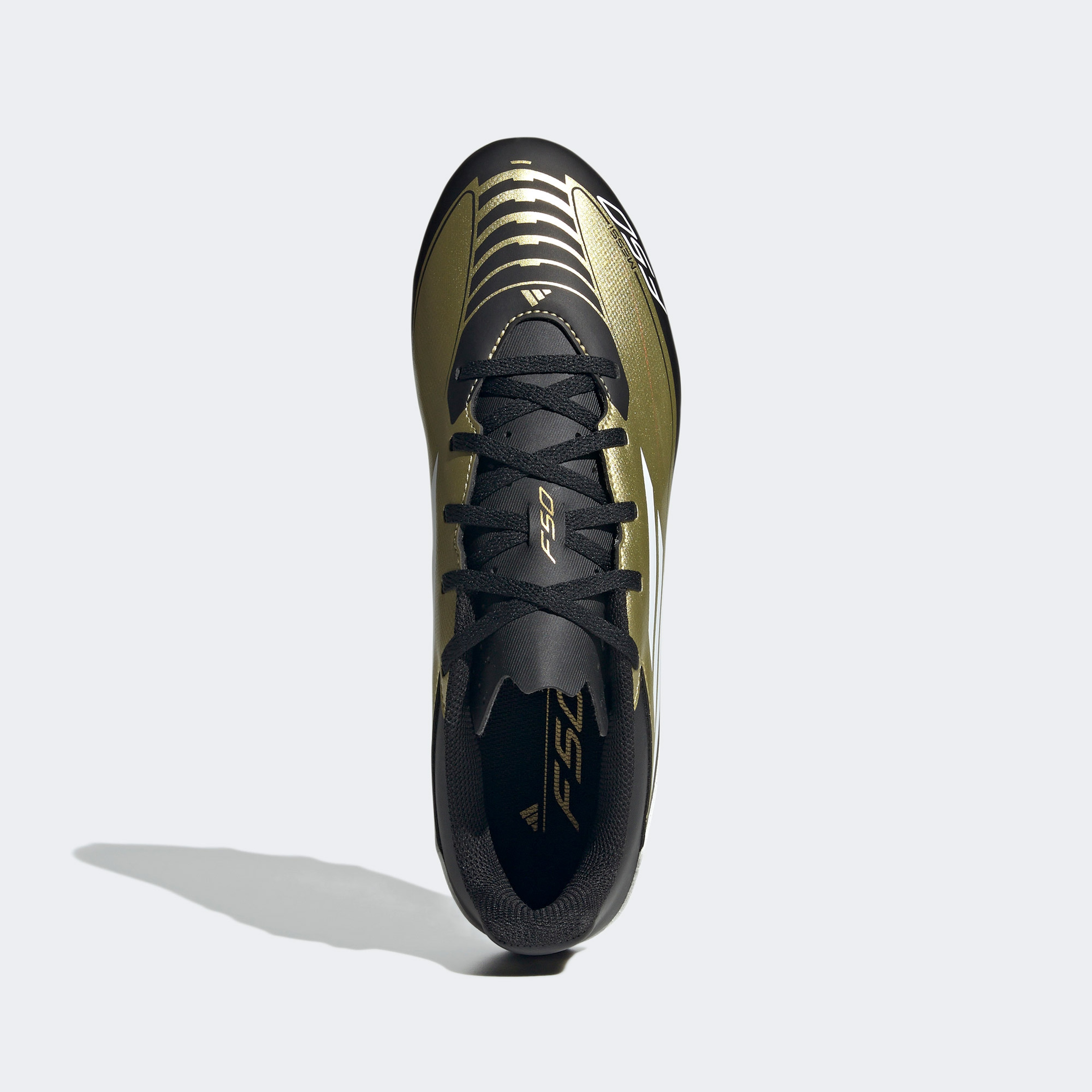adidas F50 Club Messi FxG Erkek Sarı Çim Saha Kramponu