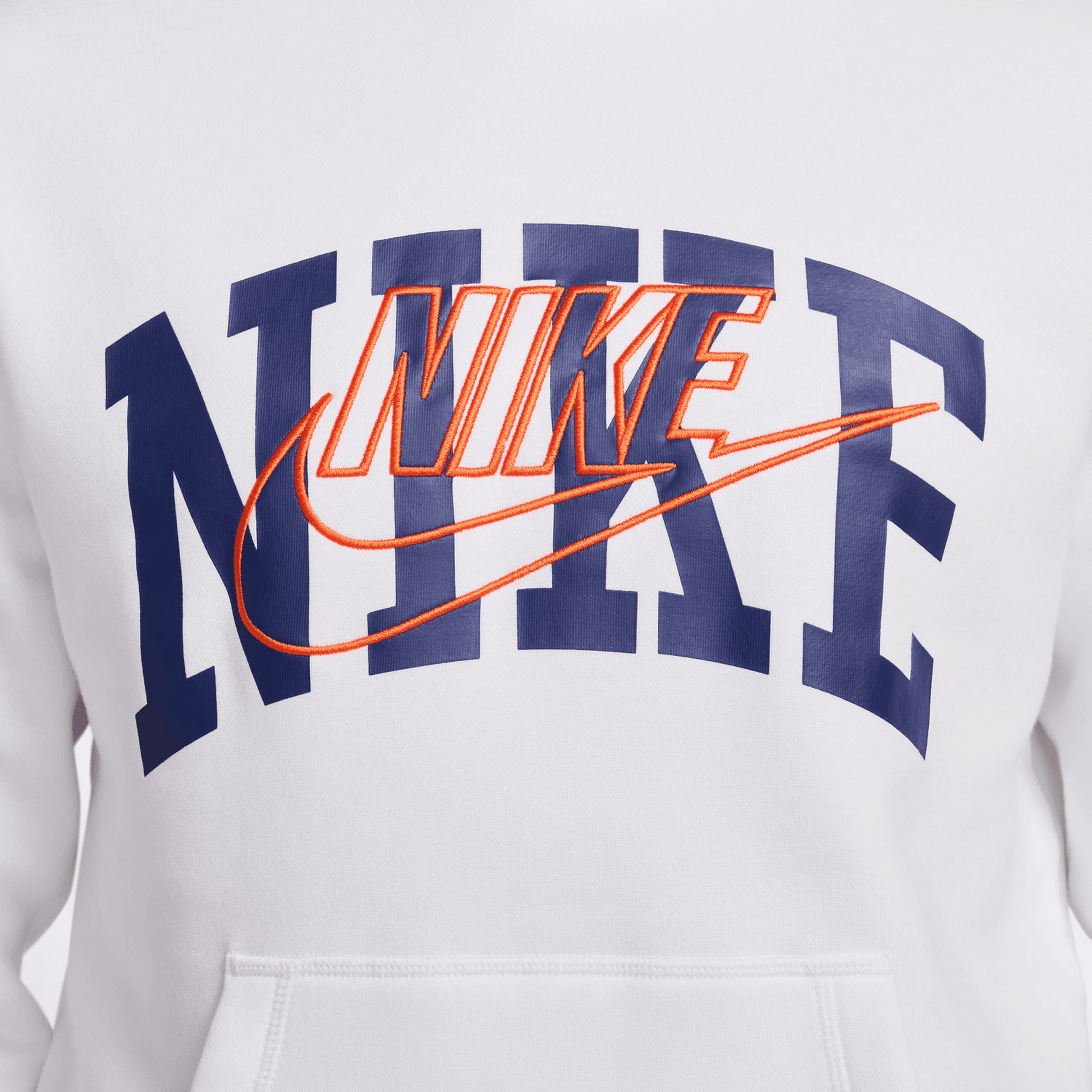 Nike Club Fleece Erkek Beyaz Hoodie