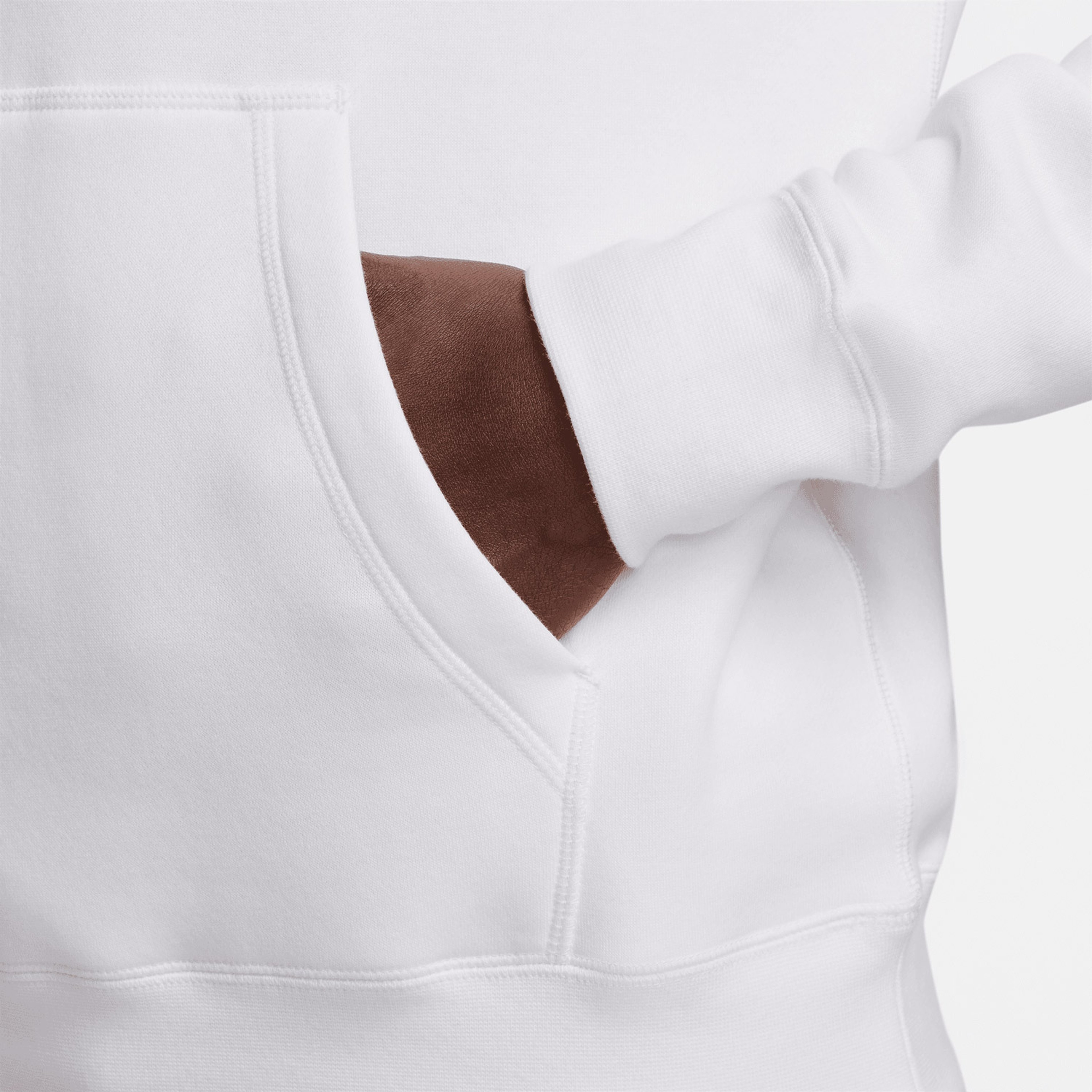 Nike Club Fleece Erkek Beyaz Hoodie