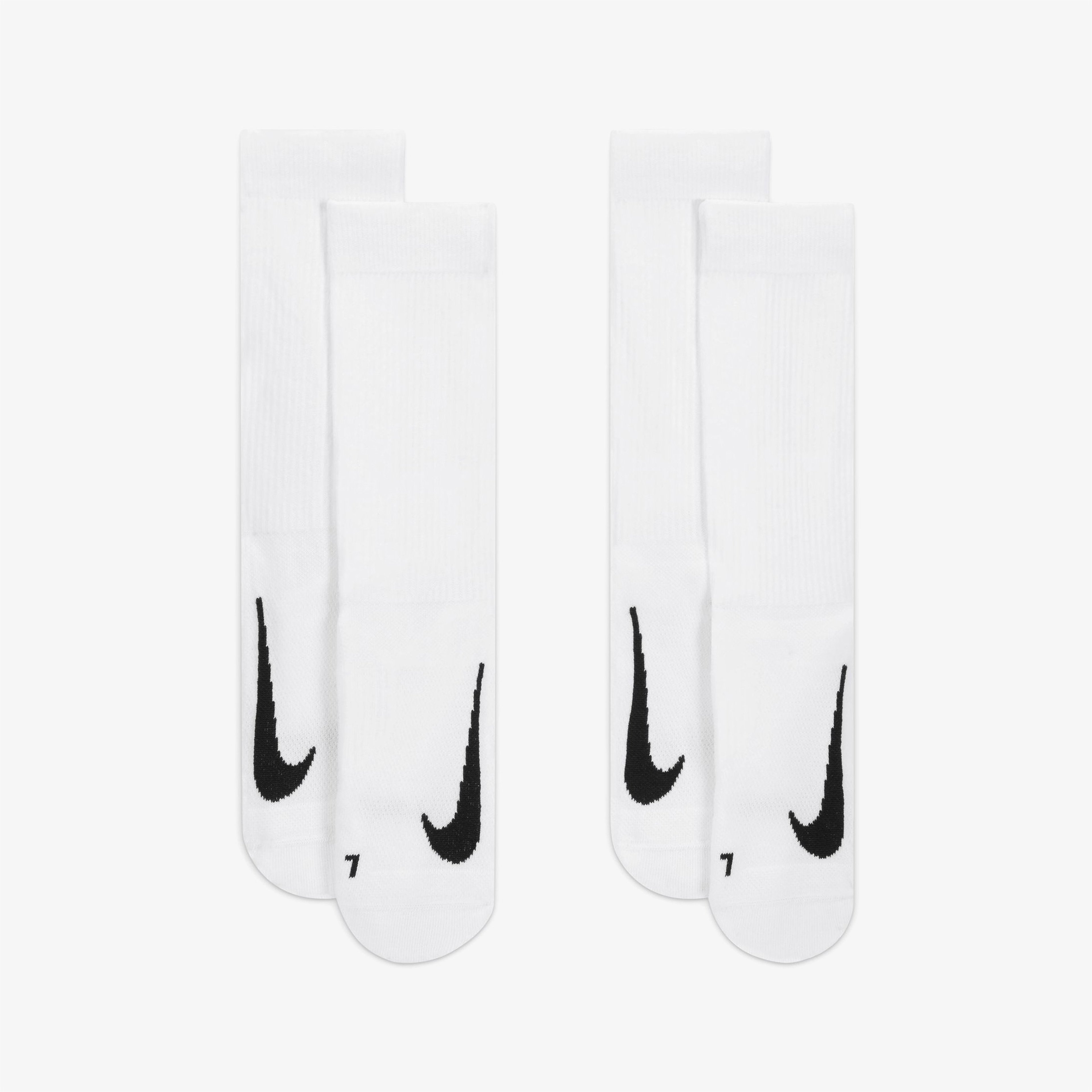 Nike Court Multiplier Cushioned 2'li Unisex Beyaz Tenis Çorabı