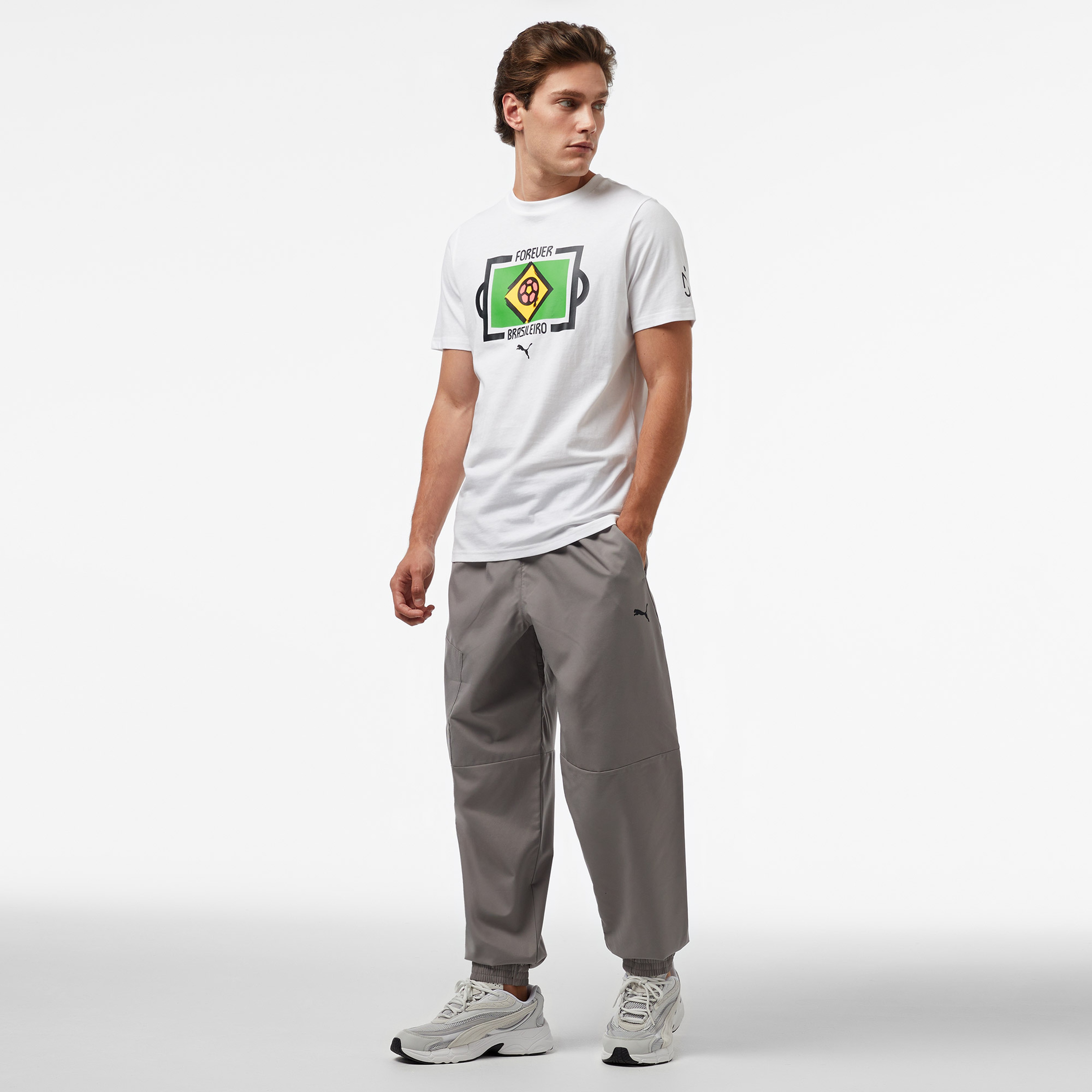 Puma Erkek Gri Eşofman Altı