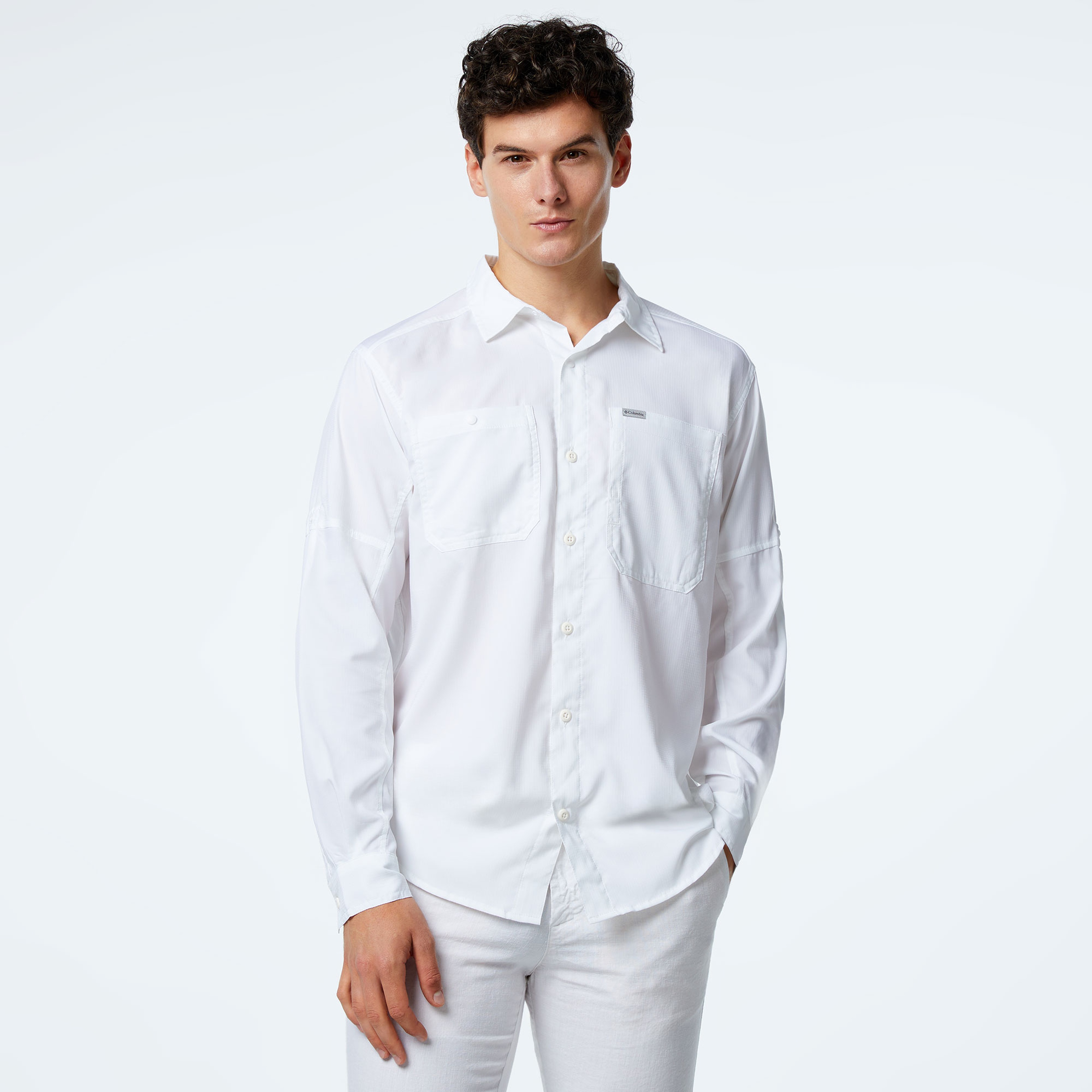 Columbia Erkek Beyaz Gömlek