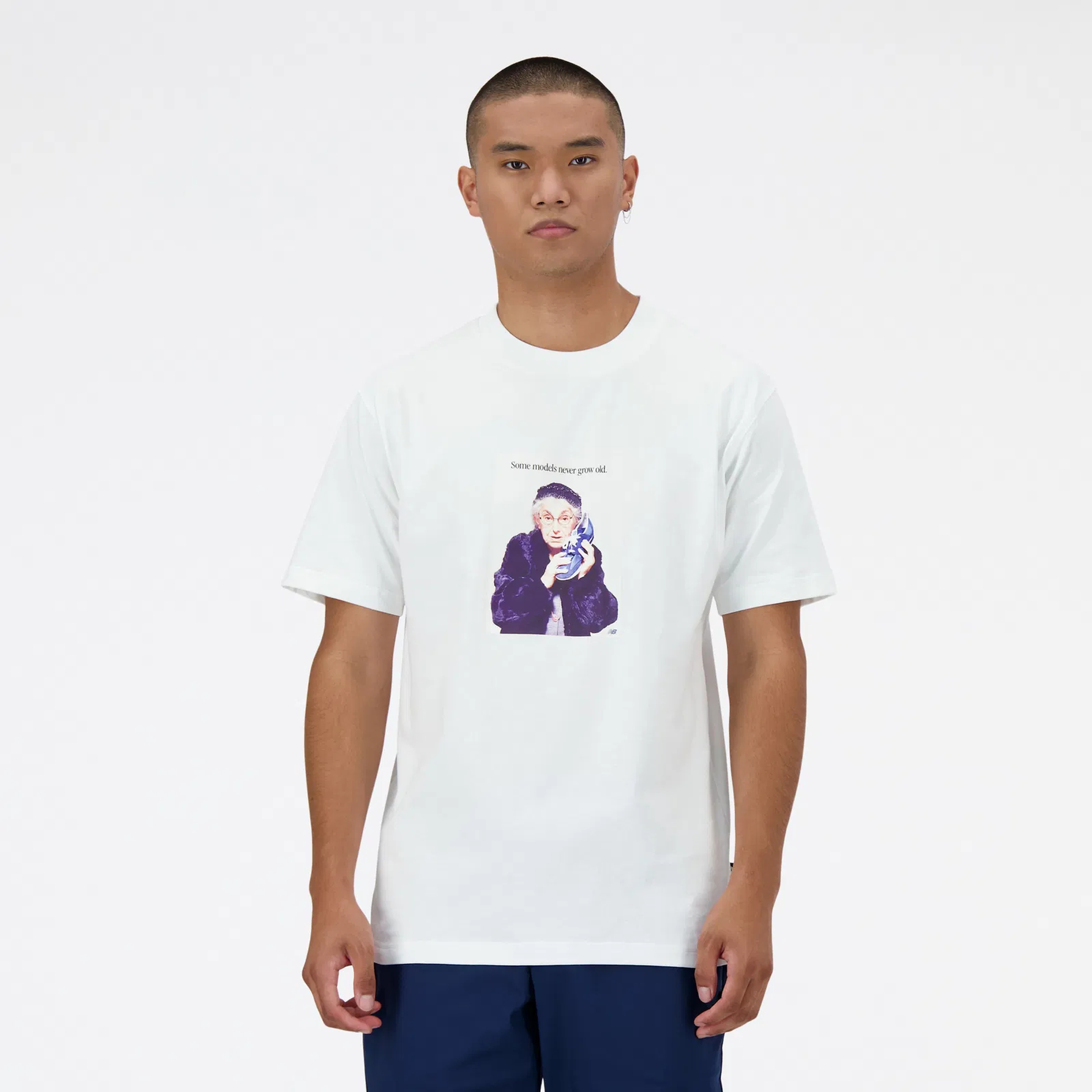 New Balance Erkek Siyah T-Shirt