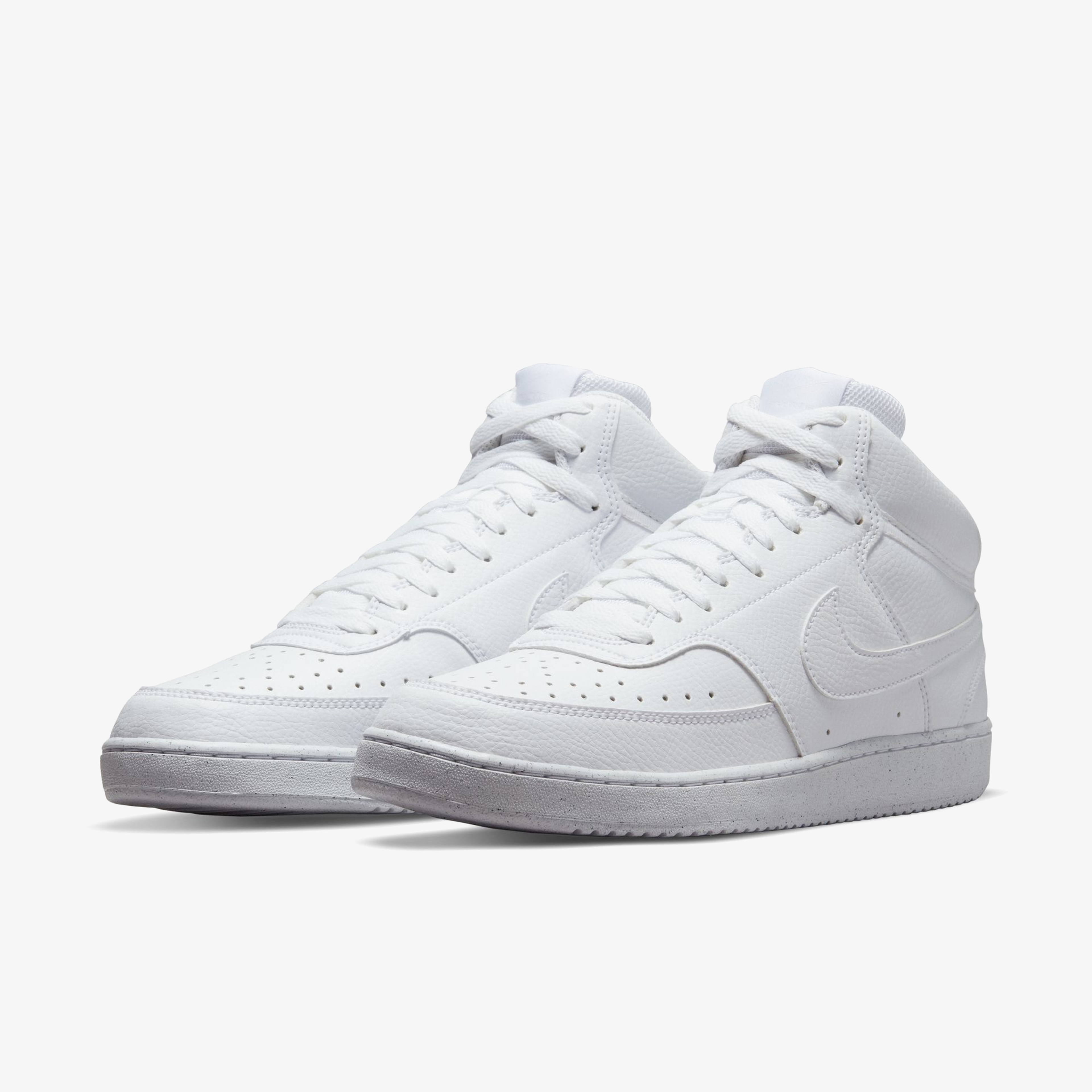Nike Court Vision Mid Erkek Beyaz Sneaker