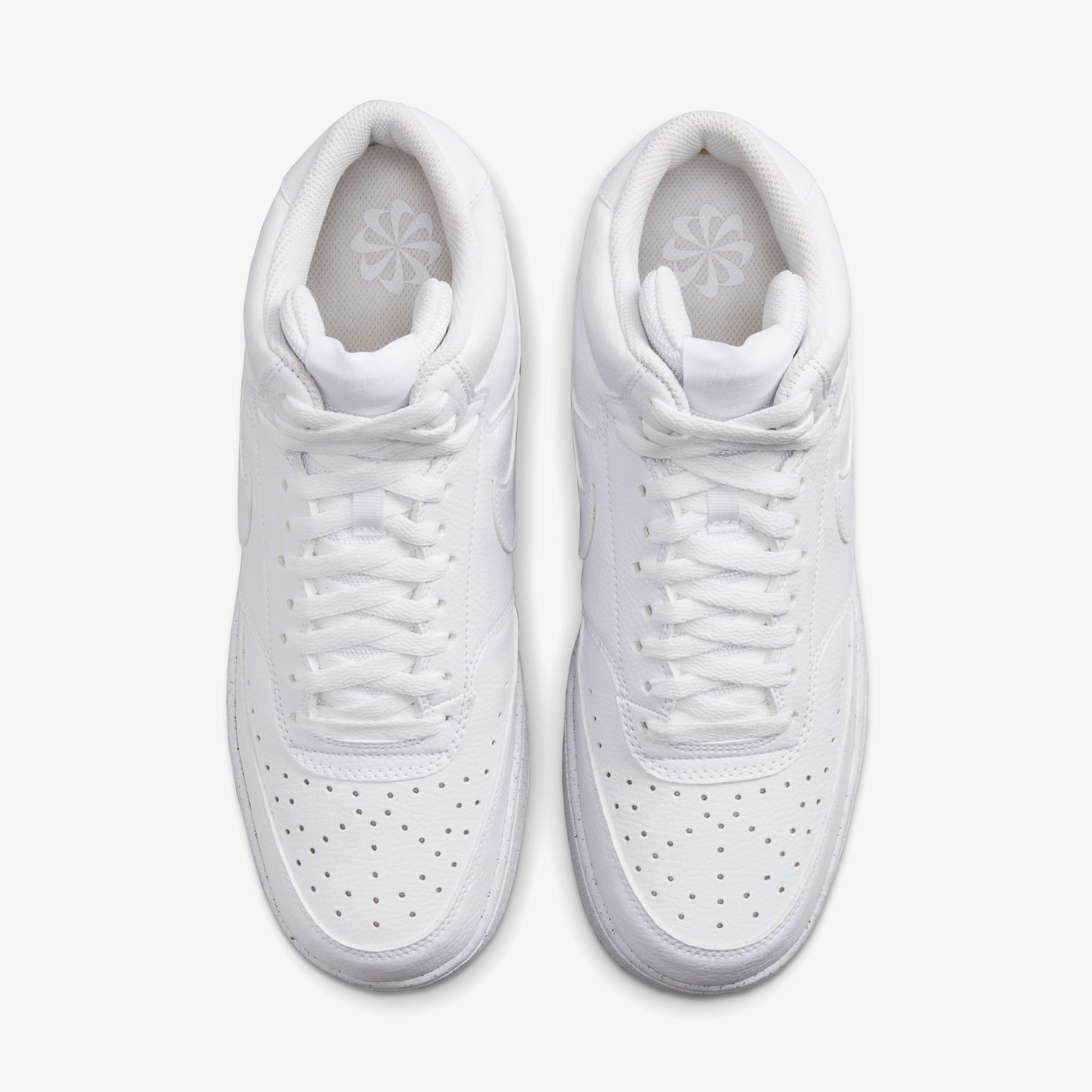 Nike Court Vision Mid Erkek Beyaz Sneaker